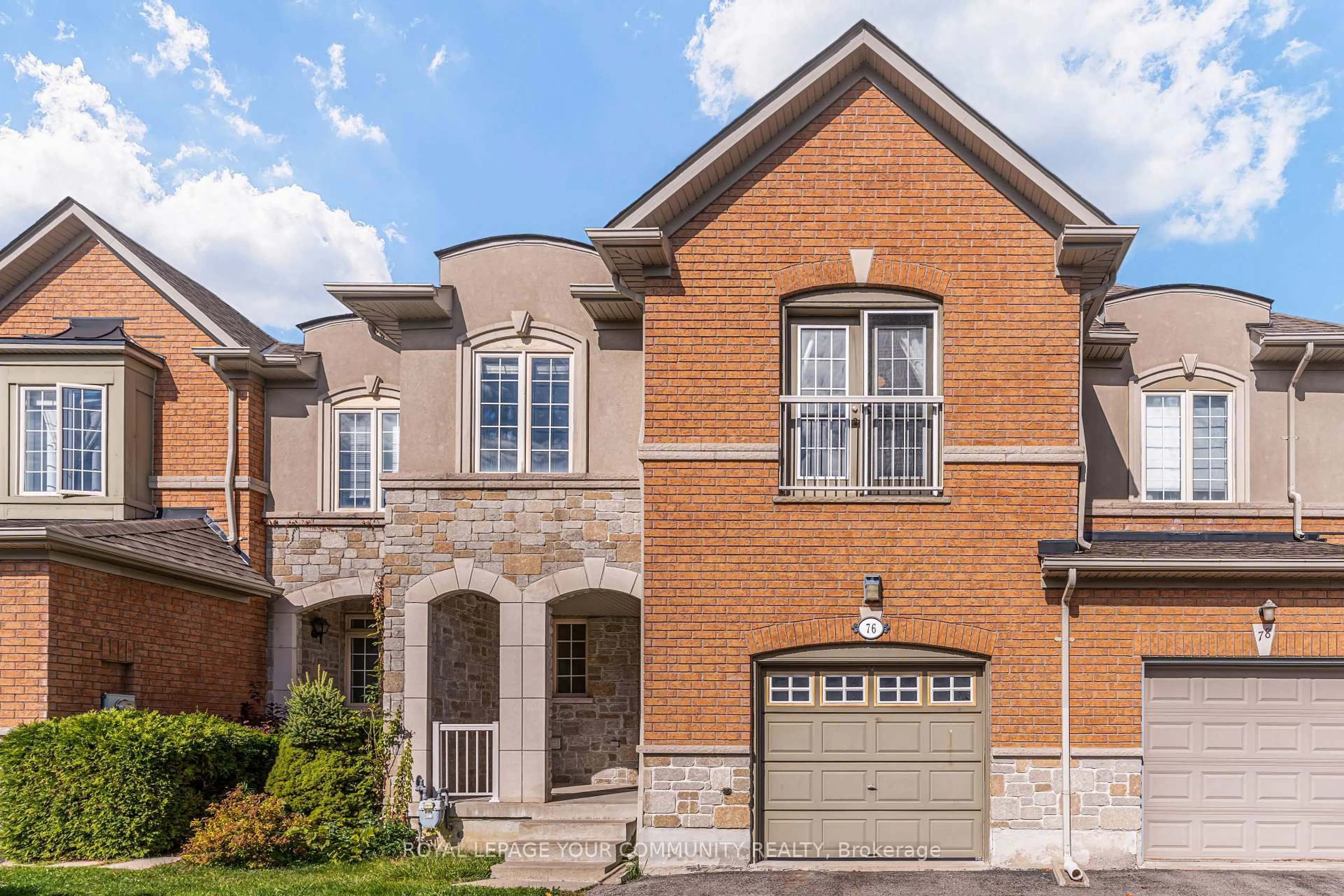 Home with brick exterior material, street for 76 Cabernet Rd, Vaughan Ontario L4J 8X7