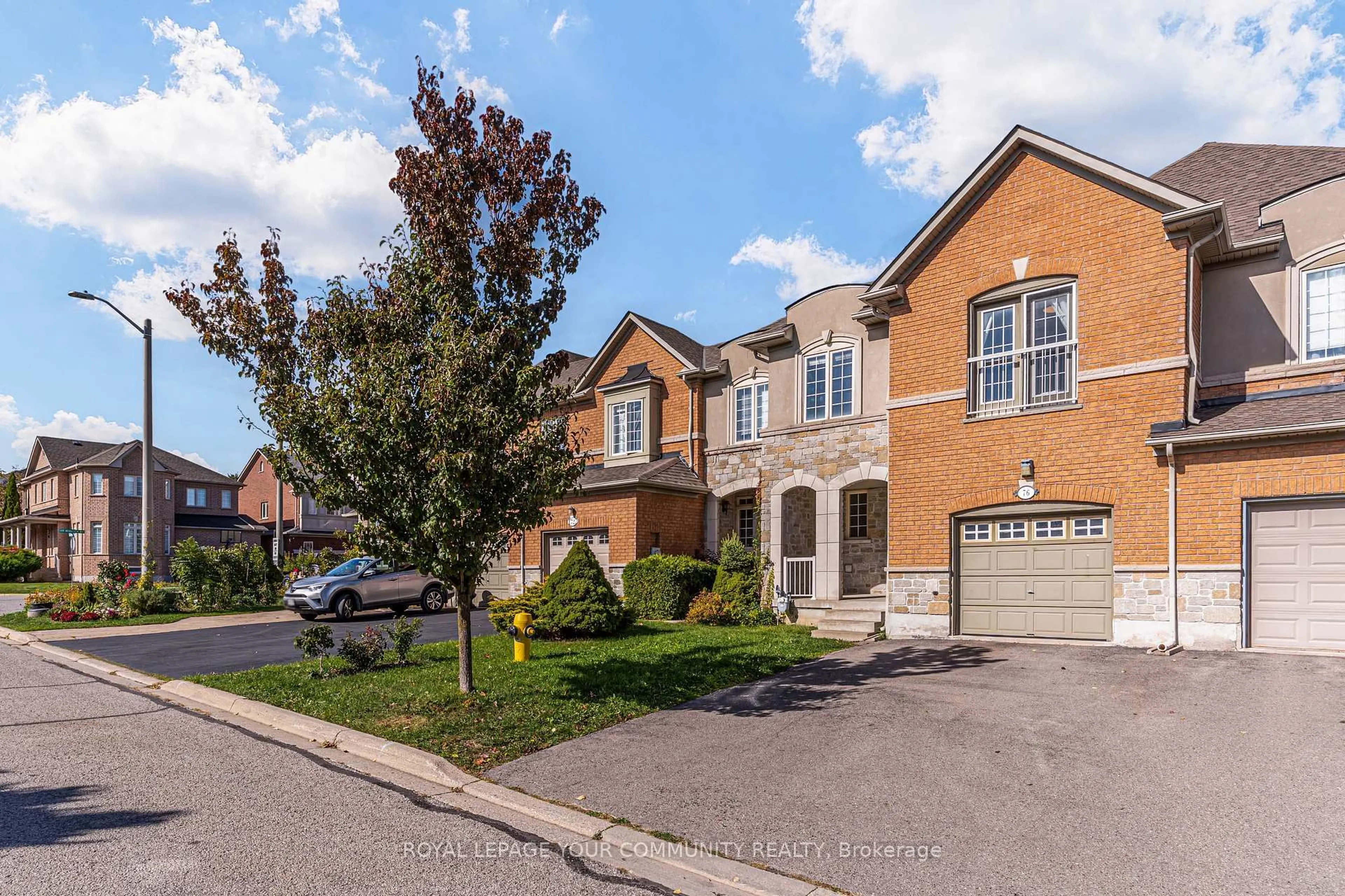 Home with brick exterior material, street for 76 Cabernet Rd, Vaughan Ontario L4J 8X7