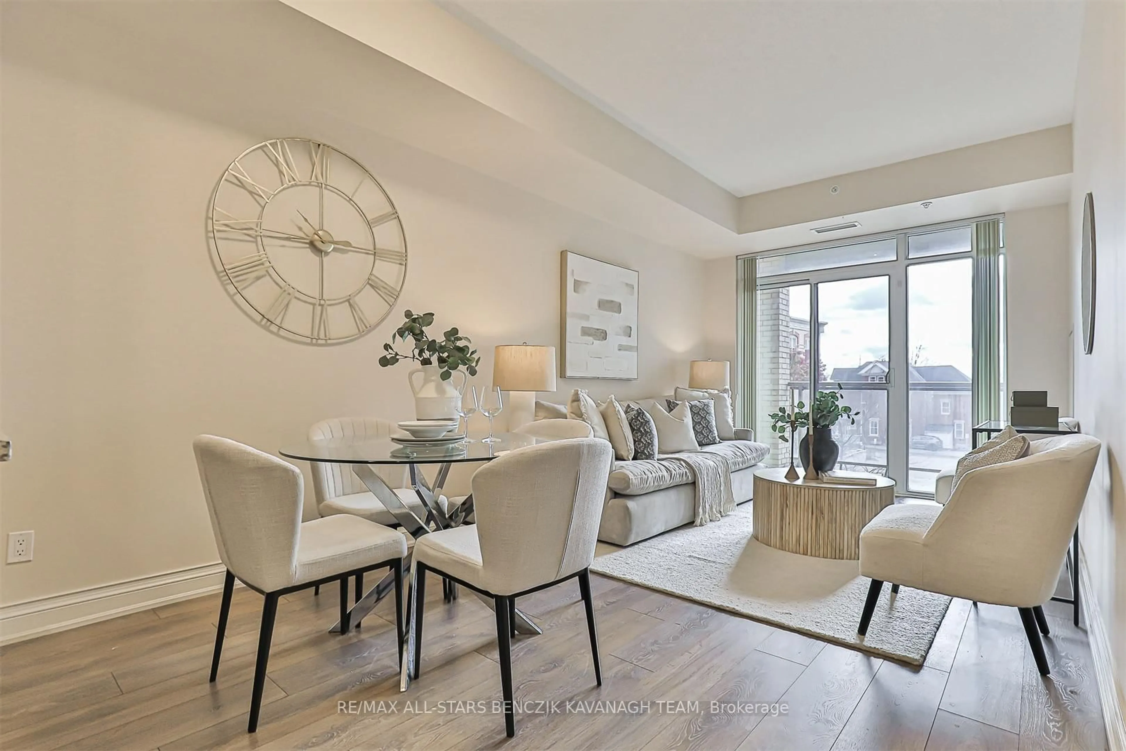 Living room with furniture, unknown for 68 Main St #212, Markham Ontario L3P 0N5