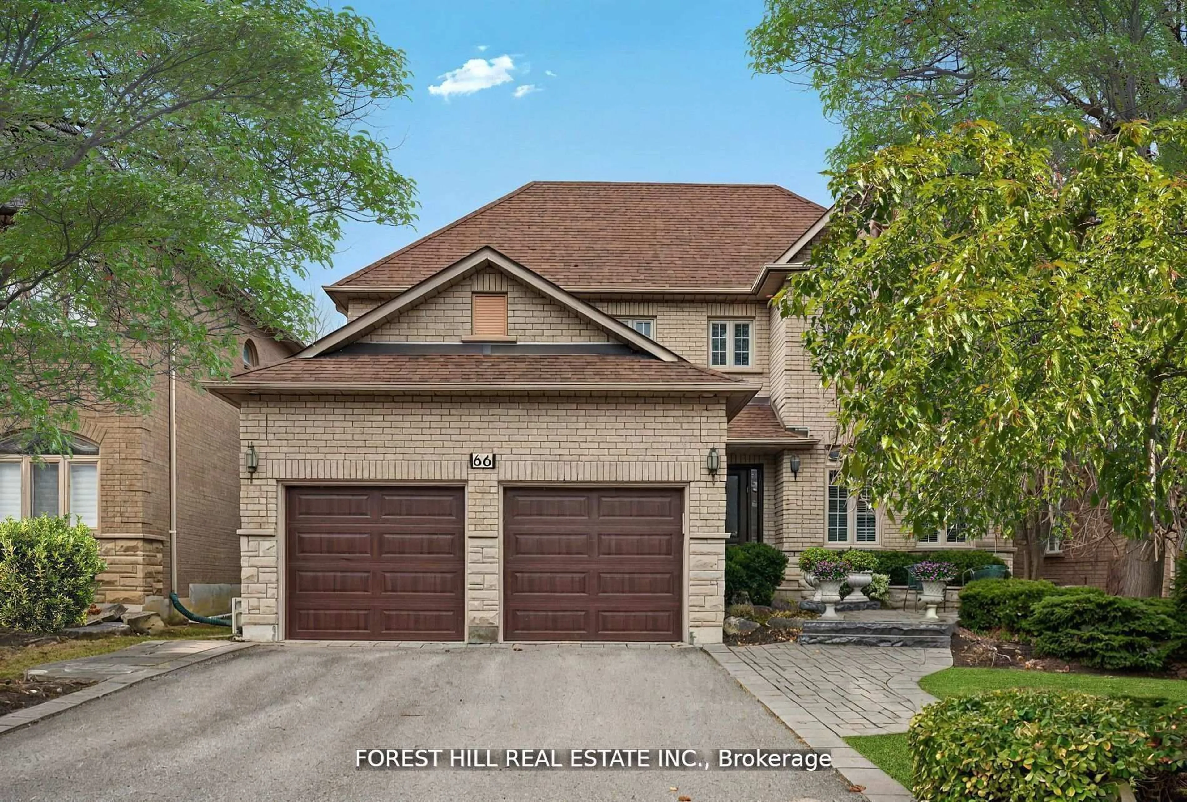 Home with brick exterior material, street for 66 Sanibel Cres, Vaughan Ontario L4J 8K7