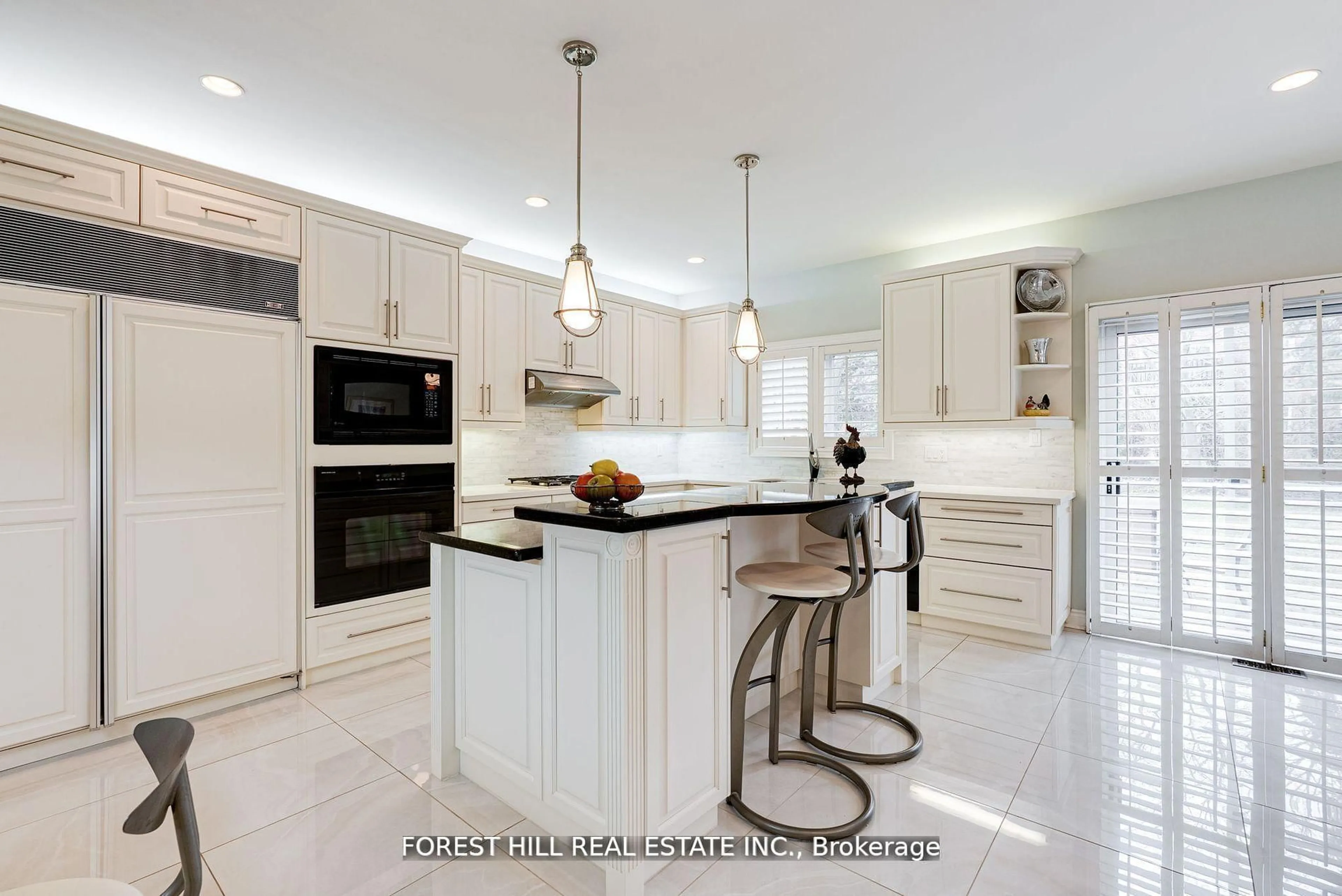 Contemporary kitchen, ceramic/tile floor for 66 Sanibel Cres, Vaughan Ontario L4J 8K7