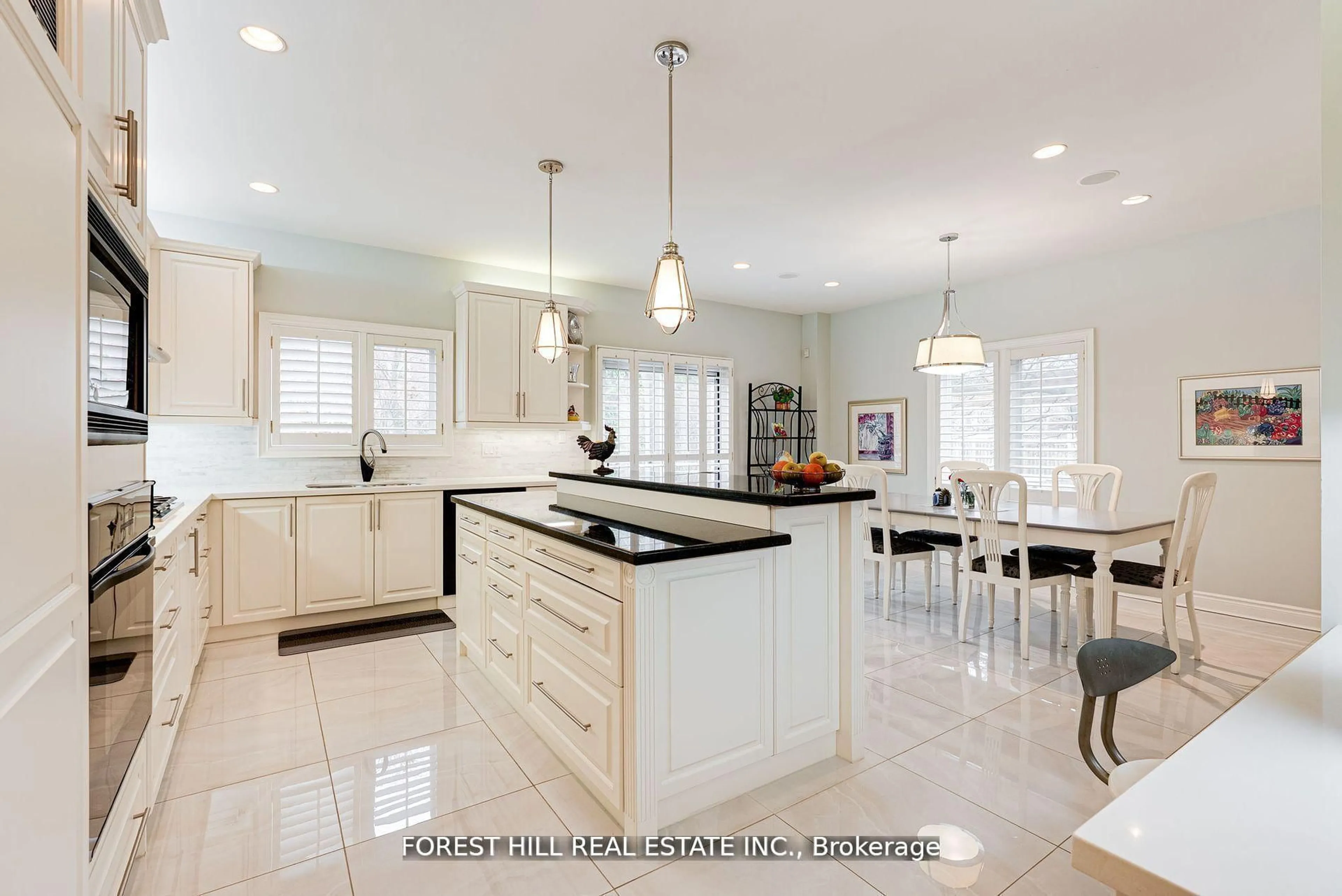 Contemporary kitchen, ceramic/tile floor for 66 Sanibel Cres, Vaughan Ontario L4J 8K7