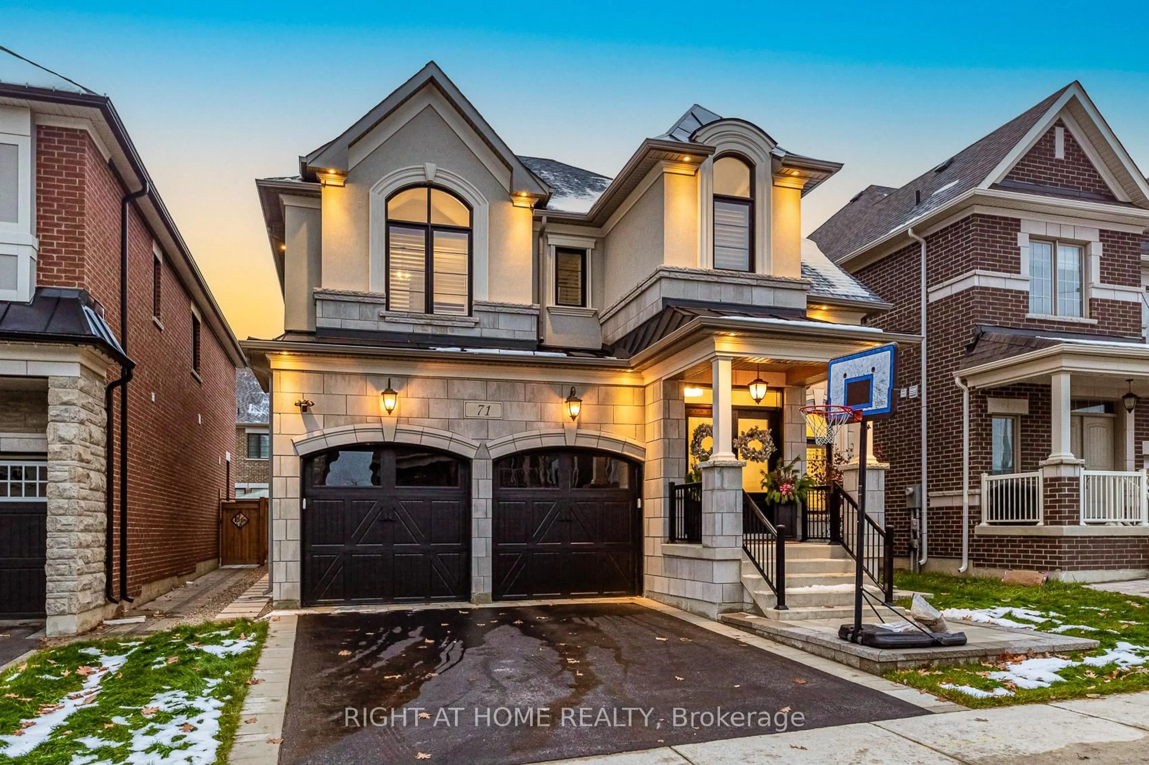 Home with brick exterior material, street for 71 Ten Pines Rd, Vaughan Ontario L4H 5B4