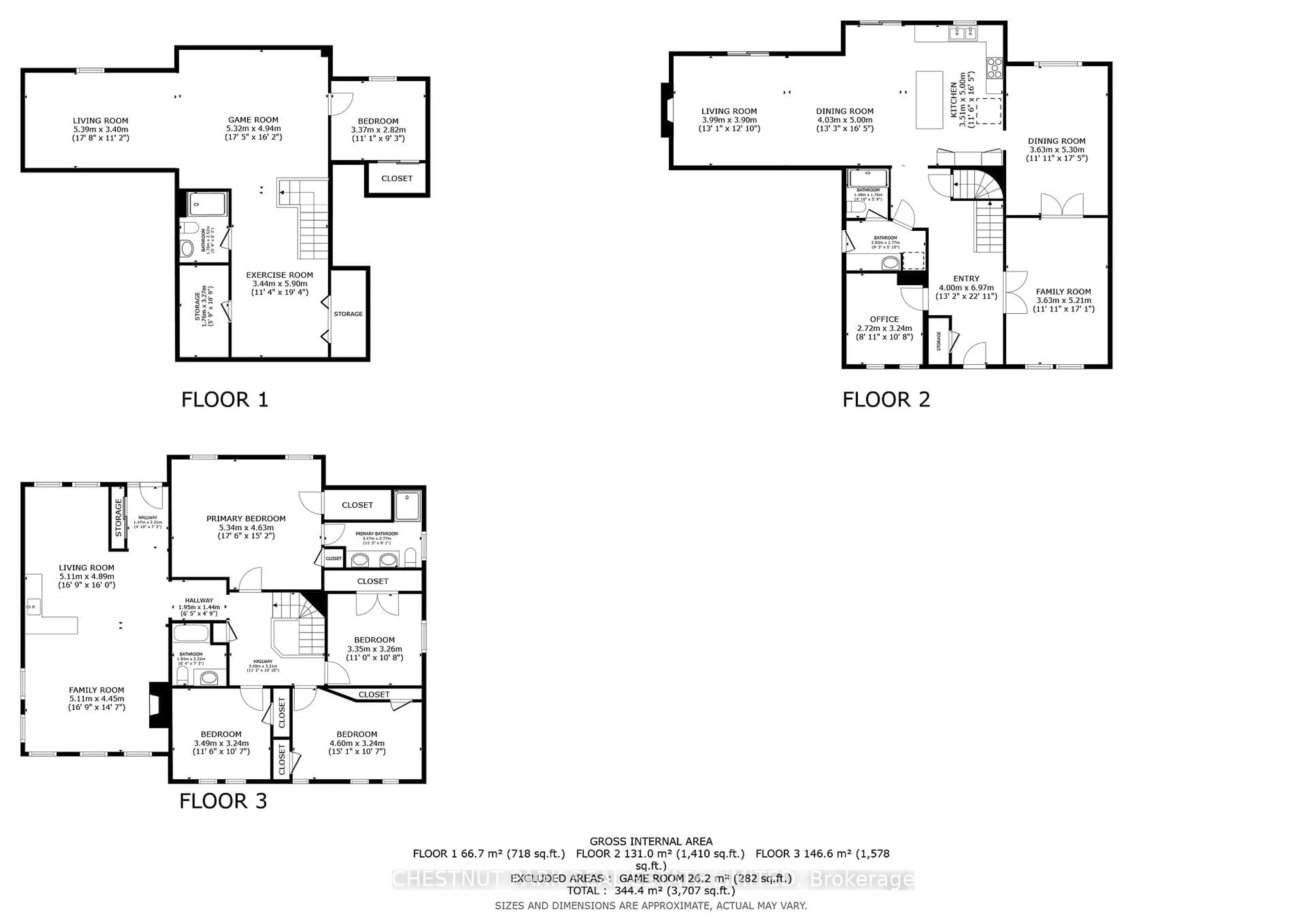 Floor plan for 4 Galloway Cres, Uxbridge Ontario L9P 1W8