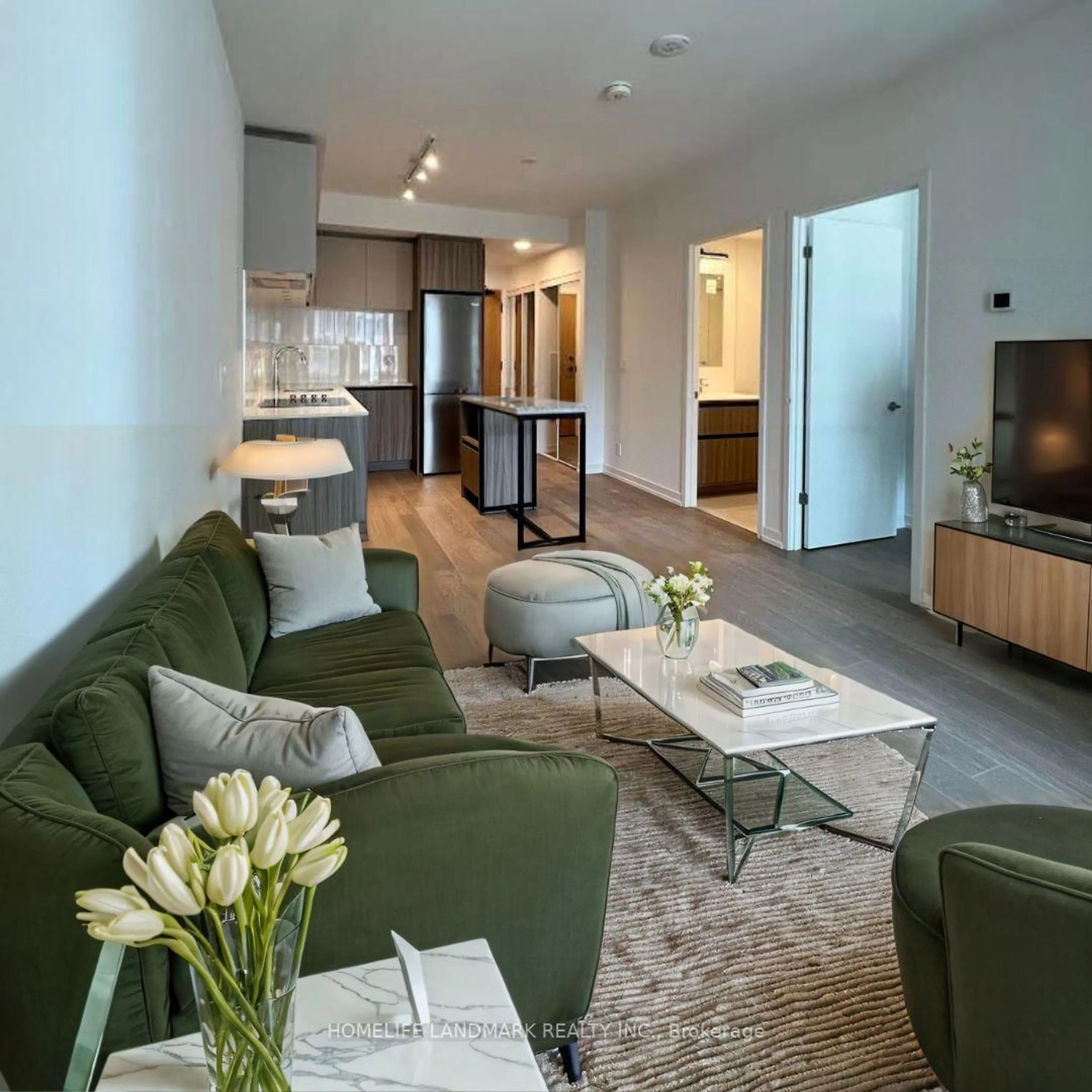 Living room with furniture, unknown for 8 Beverley Glen Blvd #435, Vaughan Ontario L4J 0L5