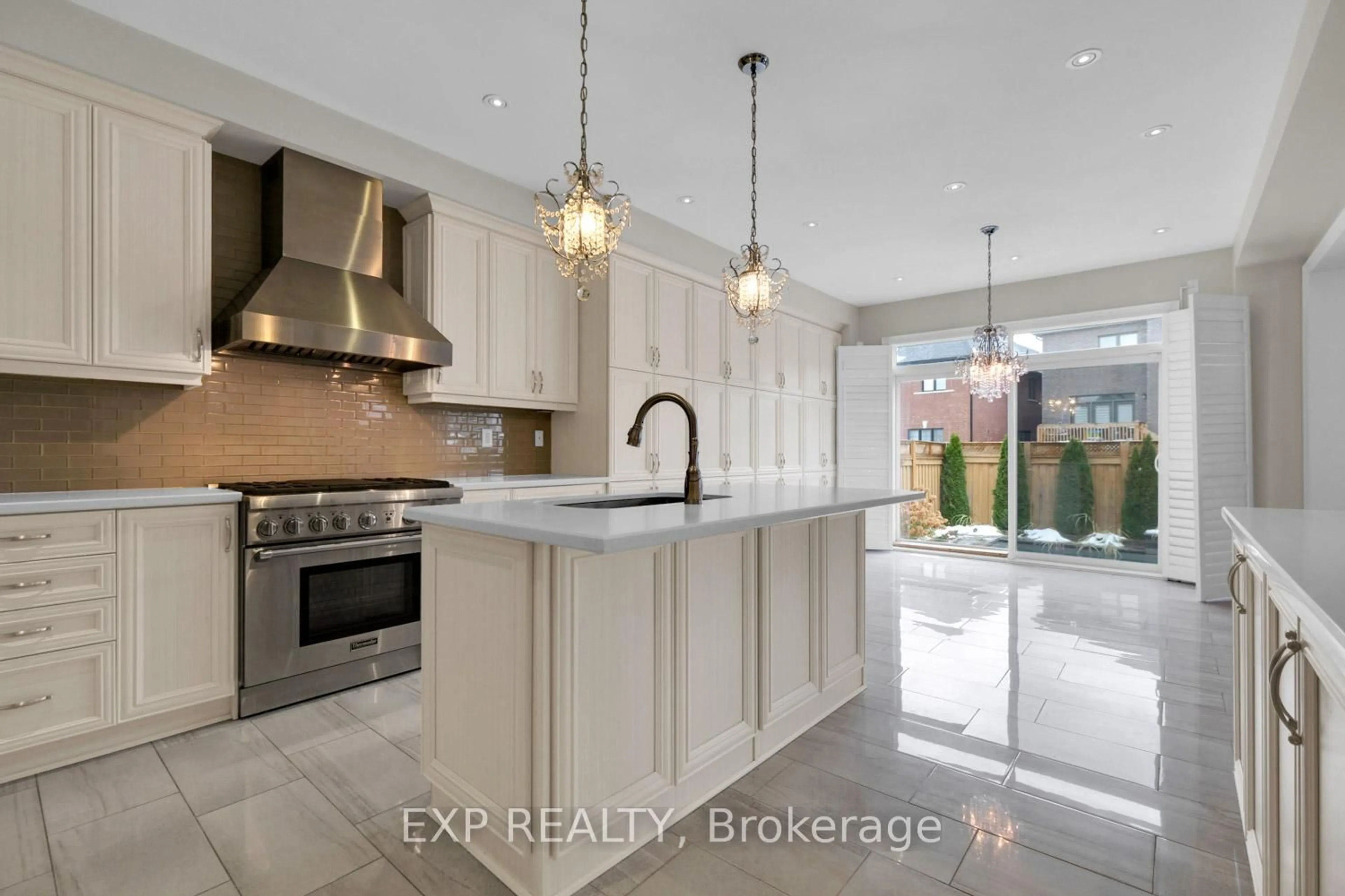 Contemporary kitchen, ceramic/tile floor for 1343 Lawson St, Innisfil Ontario L9S 0K8