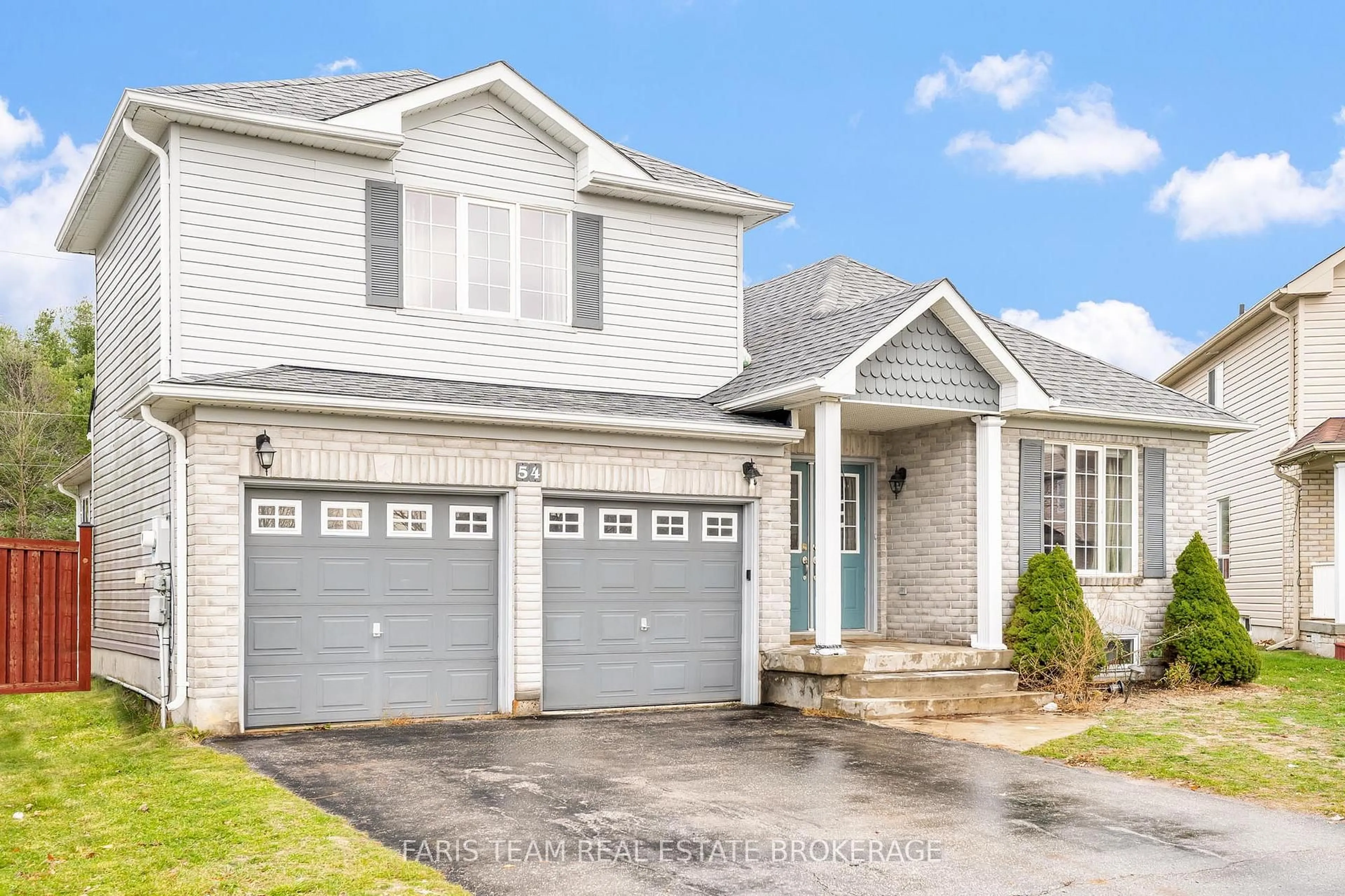 Home with brick exterior material, street for 54 Stonemount Cres, Essa Ontario L3W 0C5