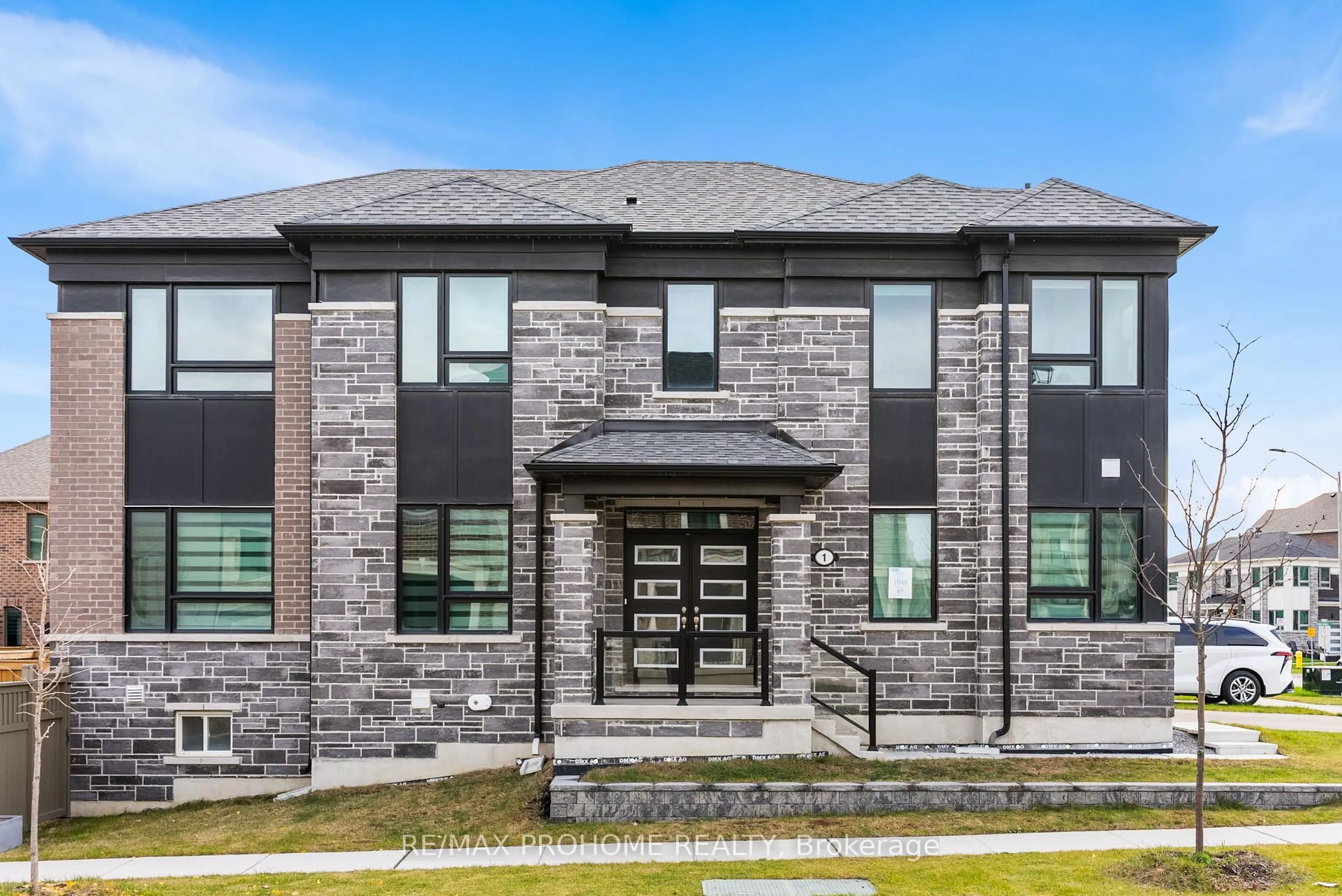 Home with brick exterior material, building for 1 Frederick Roman Ave, Markham Ontario L6C 3R7