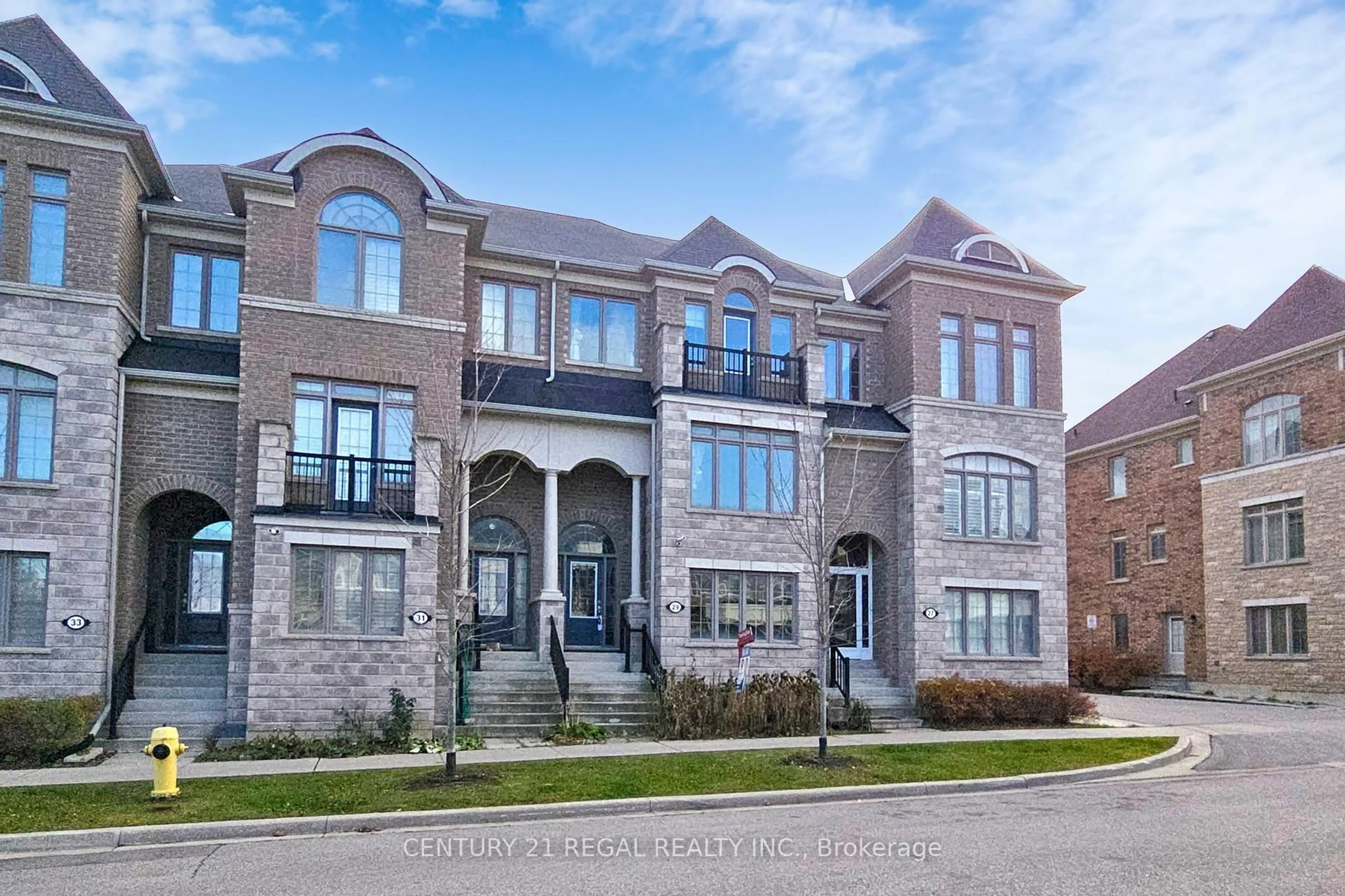 Home with brick exterior material, street for 29 Rougeview Park Cres, Markham Ontario L6E 0S7