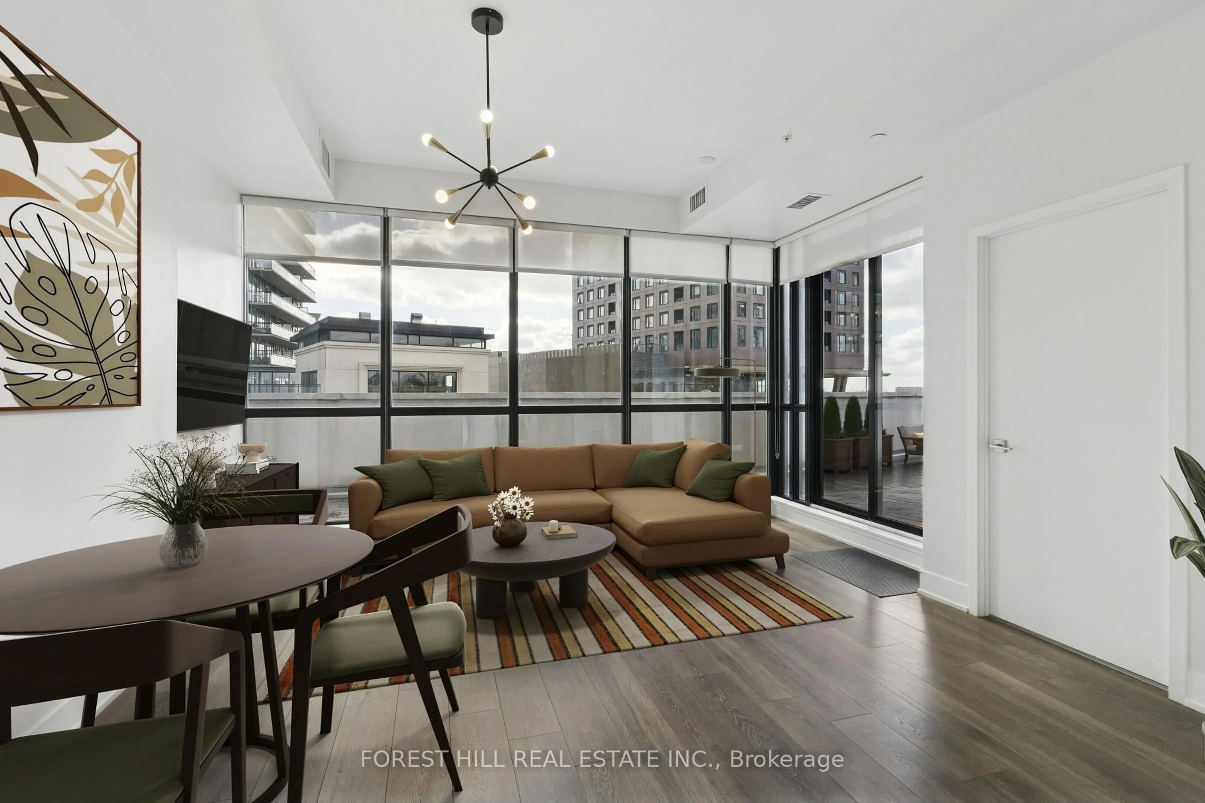 Living room with furniture, unknown for 2916 Highway 7 Rd #203, Vaughan Ontario L4K 0K6