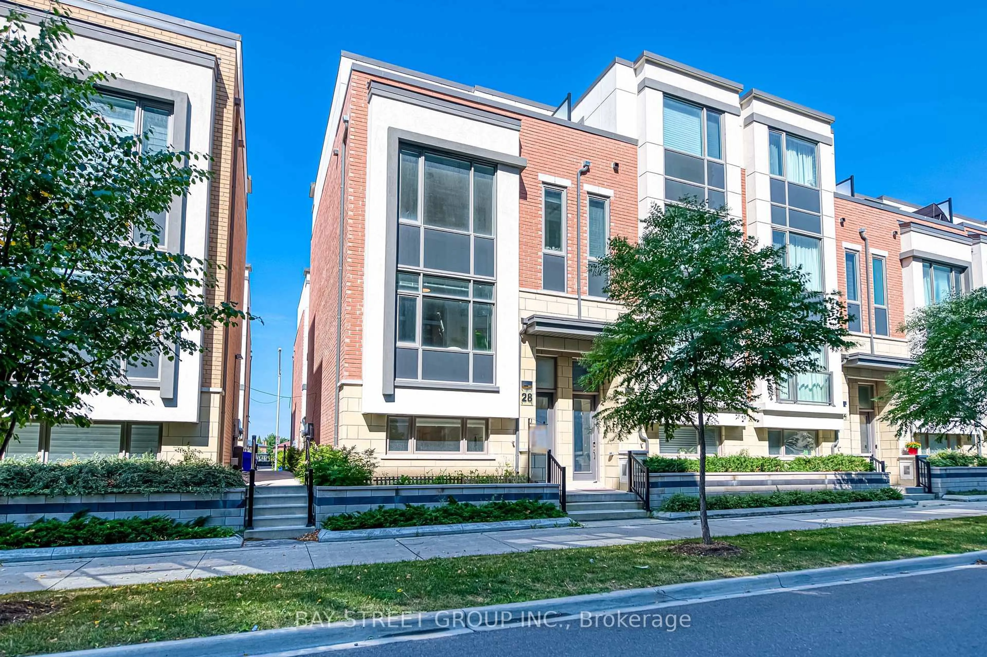 Home with brick exterior material, street for 28 William Saville St, Markham Ontario L3R 9S3