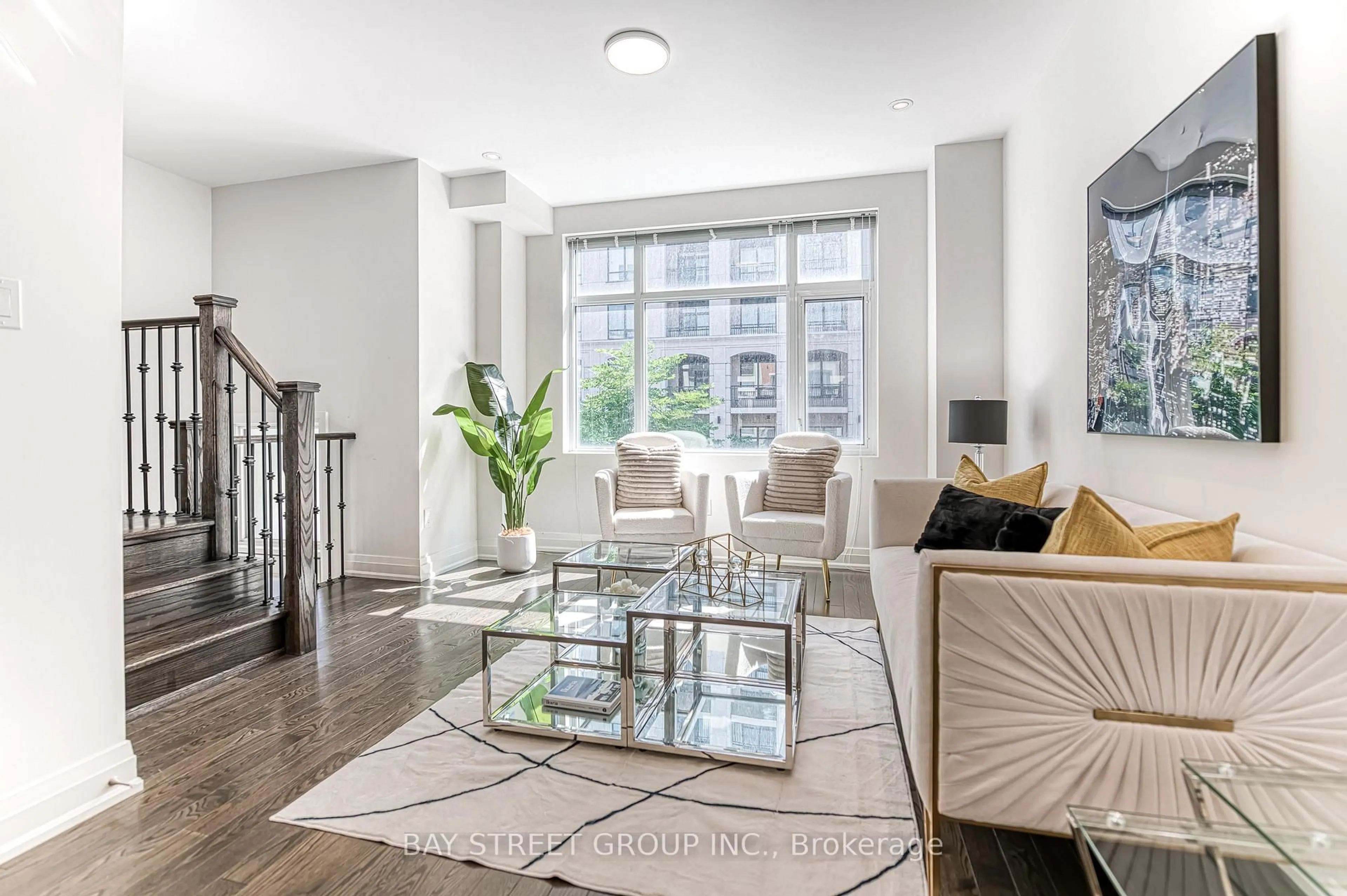 Living room with furniture, unknown for 28 William Saville St, Markham Ontario L3R 9S3