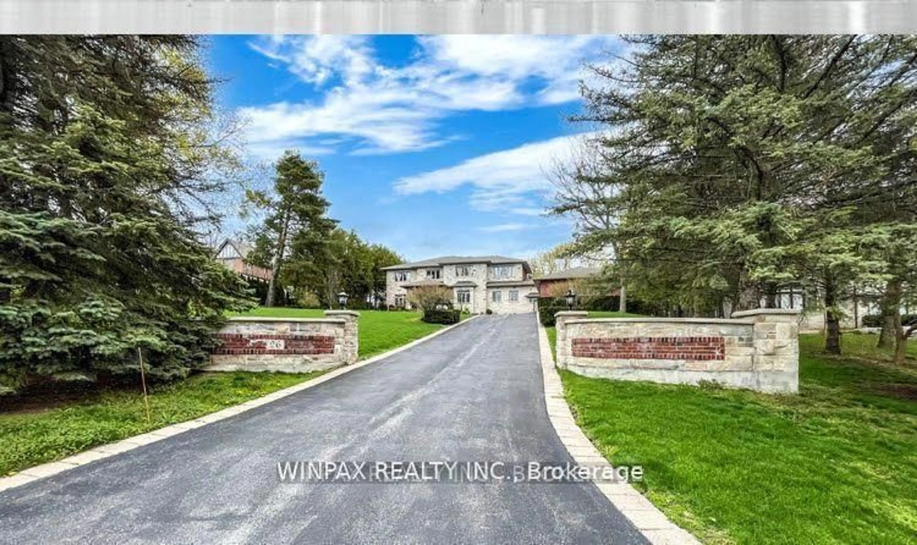 A pic from outside/outdoor area/front of a property/back of a property/a pic from drone, water/lake/river/ocean view for 26 Blencathra Hill, Markham Ontario L6C 1G2