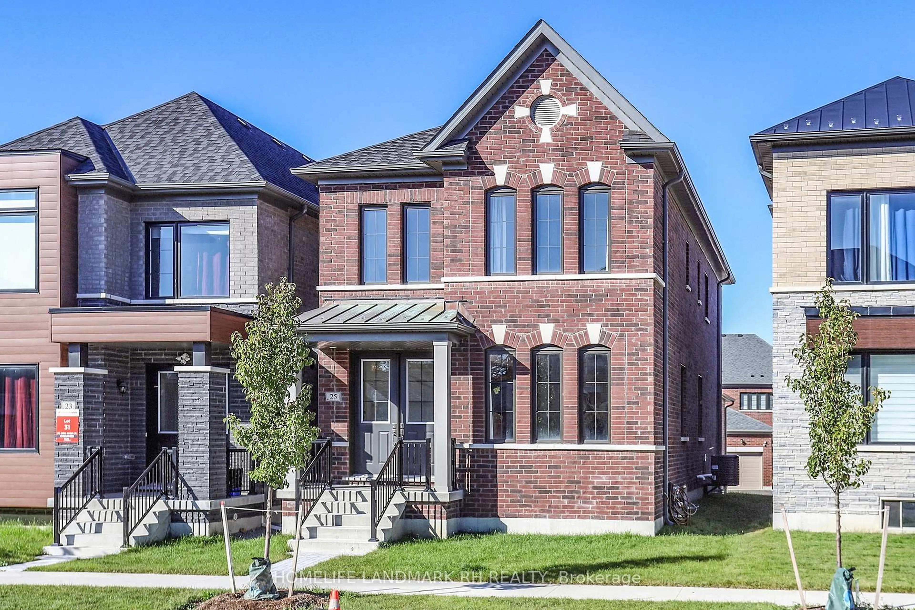 Home with brick exterior material, street for 25 John Rolph St, Markham Ontario L6B 1R8