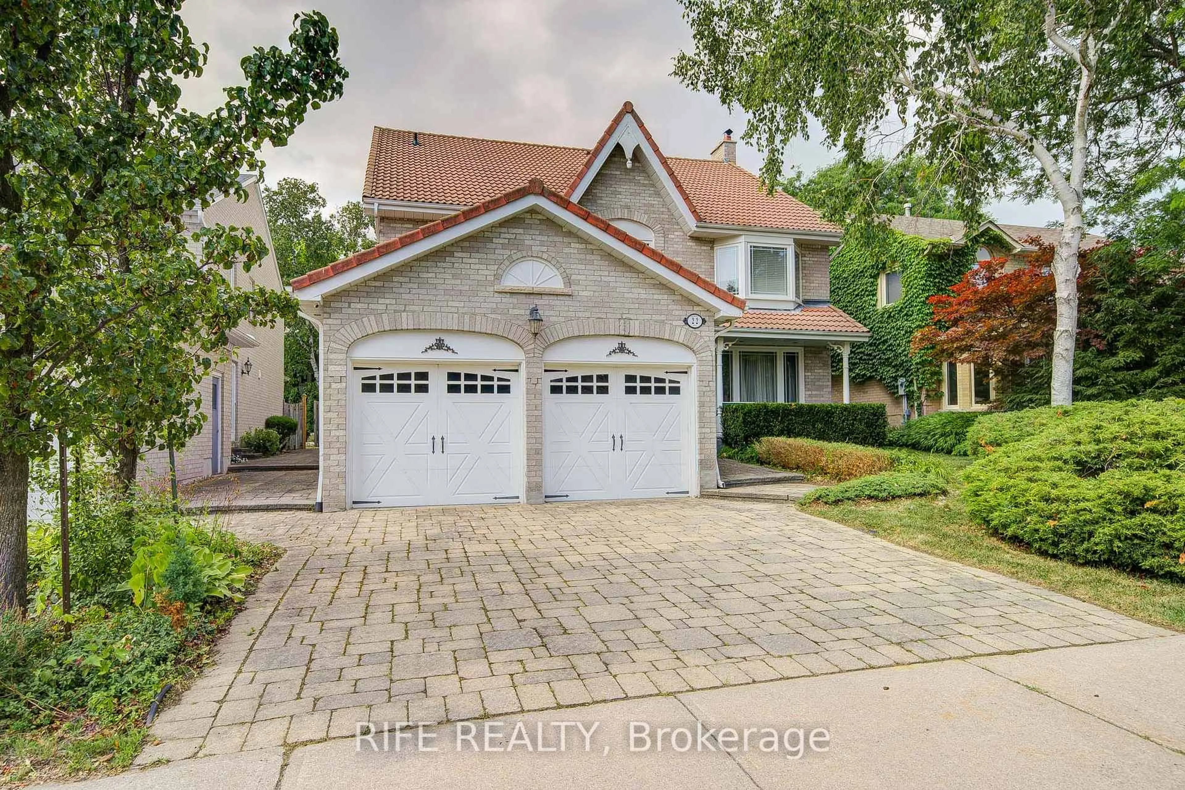 Home with brick exterior material, street for 22 Chambery Cres, Markham Ontario L3R 6L5