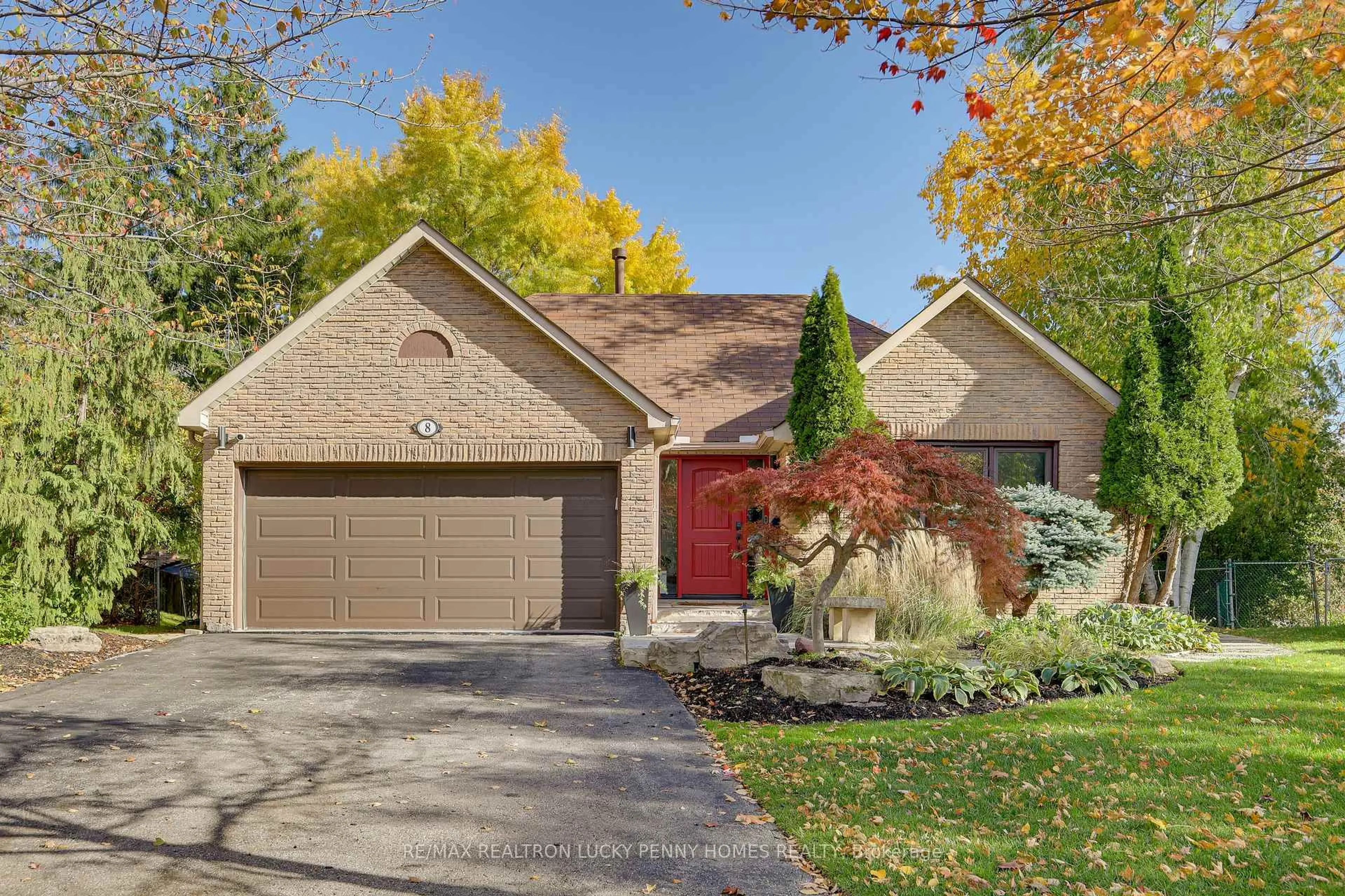 Home with brick exterior material, street for 8 Renata Pl, Markham Ontario L3R 2Y1