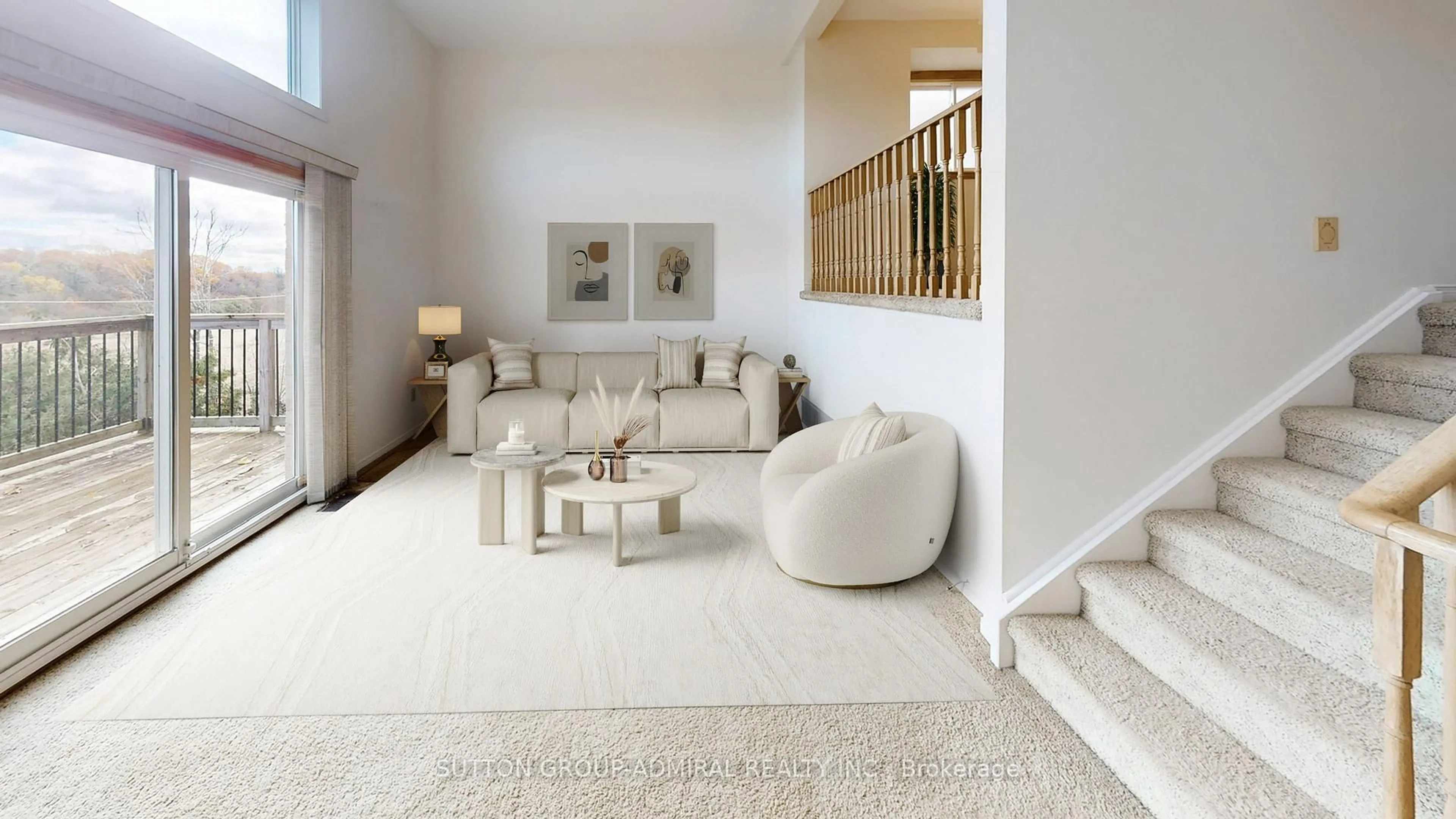 Living room with furniture, unknown for 112 Cottonwood Crt, Markham Ontario L3T 5X1