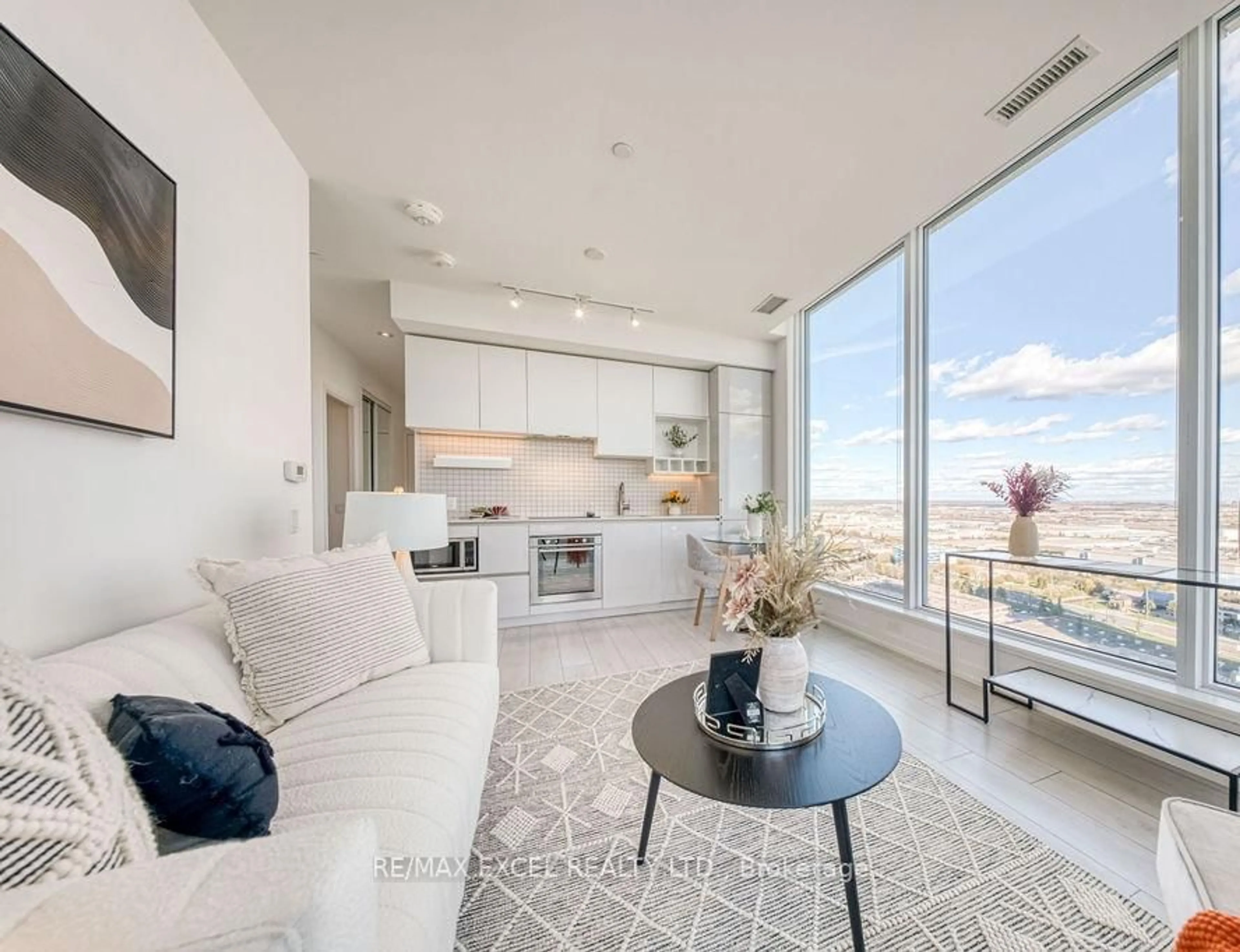 Living room with furniture, unknown for 898 Portage Pkwy #2803, Vaughan Ontario L4K 0J6