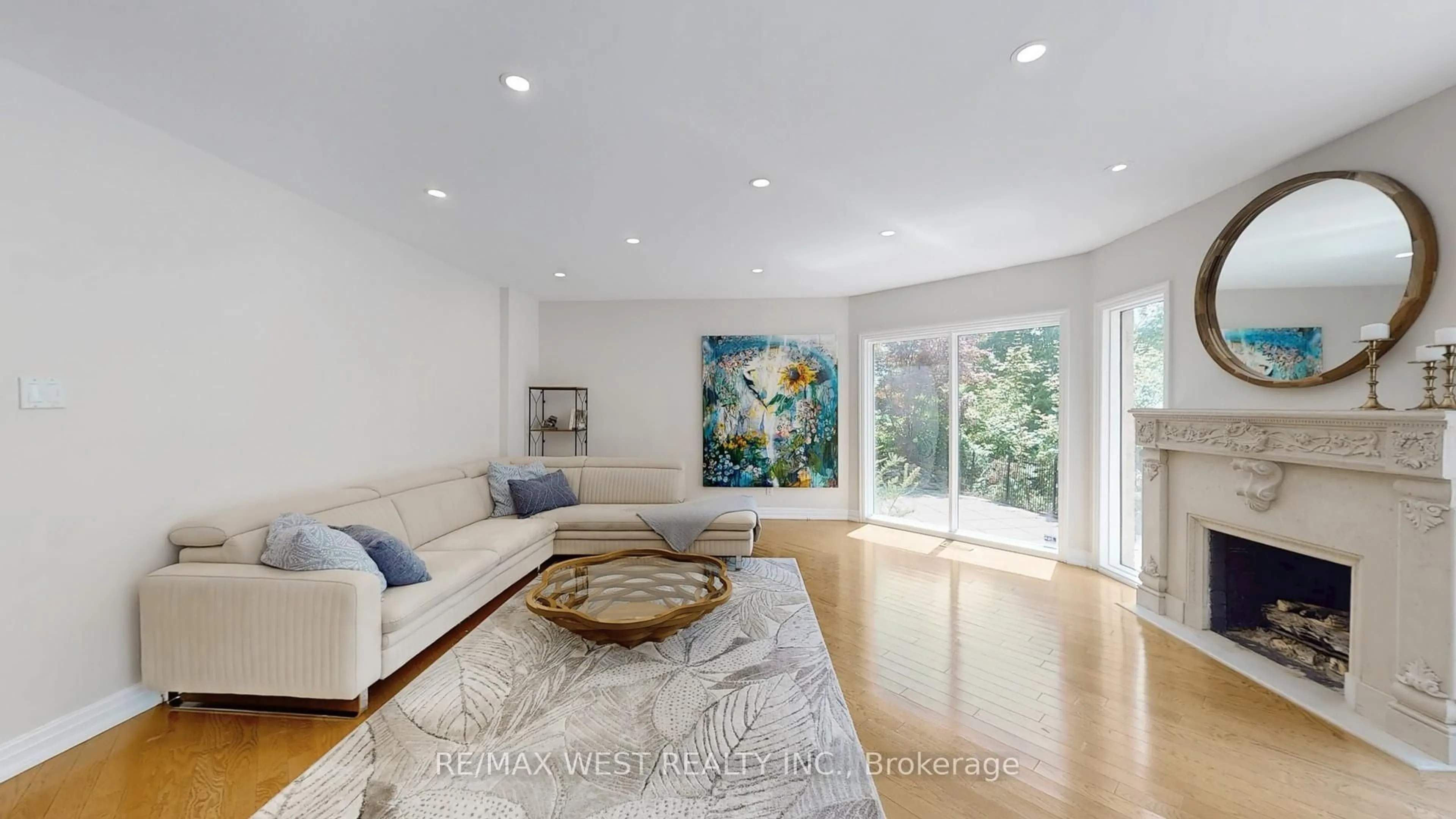 Living room with furniture, ceramic/tile floor for 59 Lambert Rd, Markham Ontario L3T 7E5