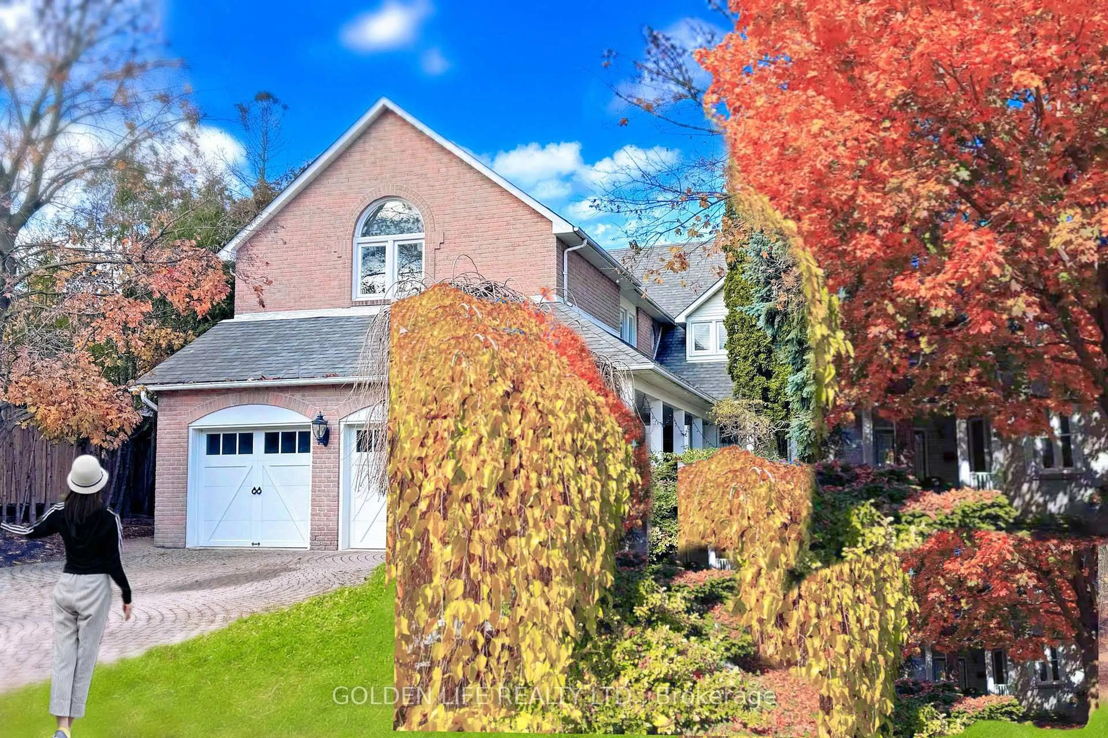 Home with brick exterior material, street for 62 Longwater Chse, Markham Ontario L3R 4A8