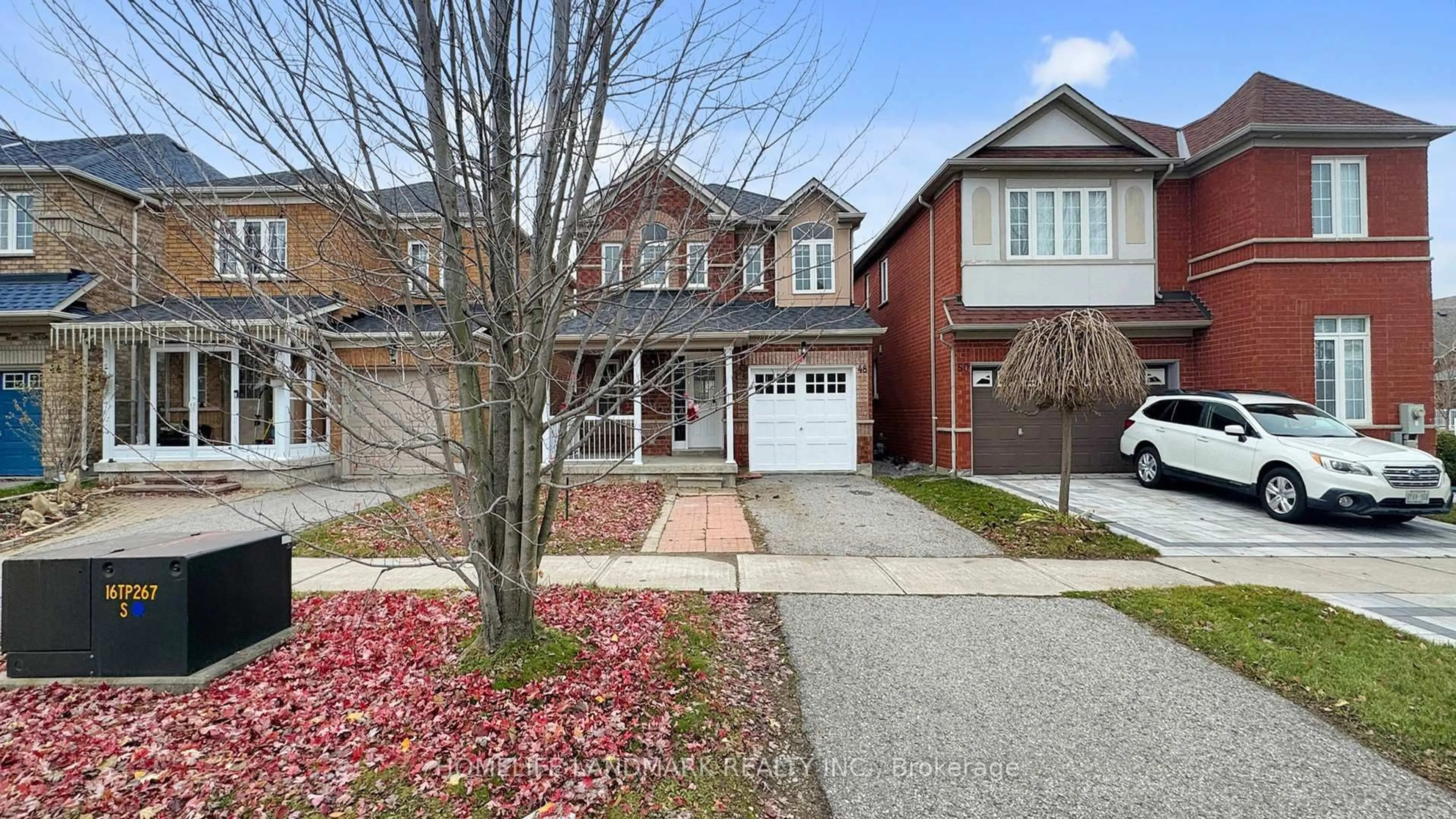 Home with brick exterior material, street for 48 Outlook Terrace Dr, Markham Ontario L6E 1J9