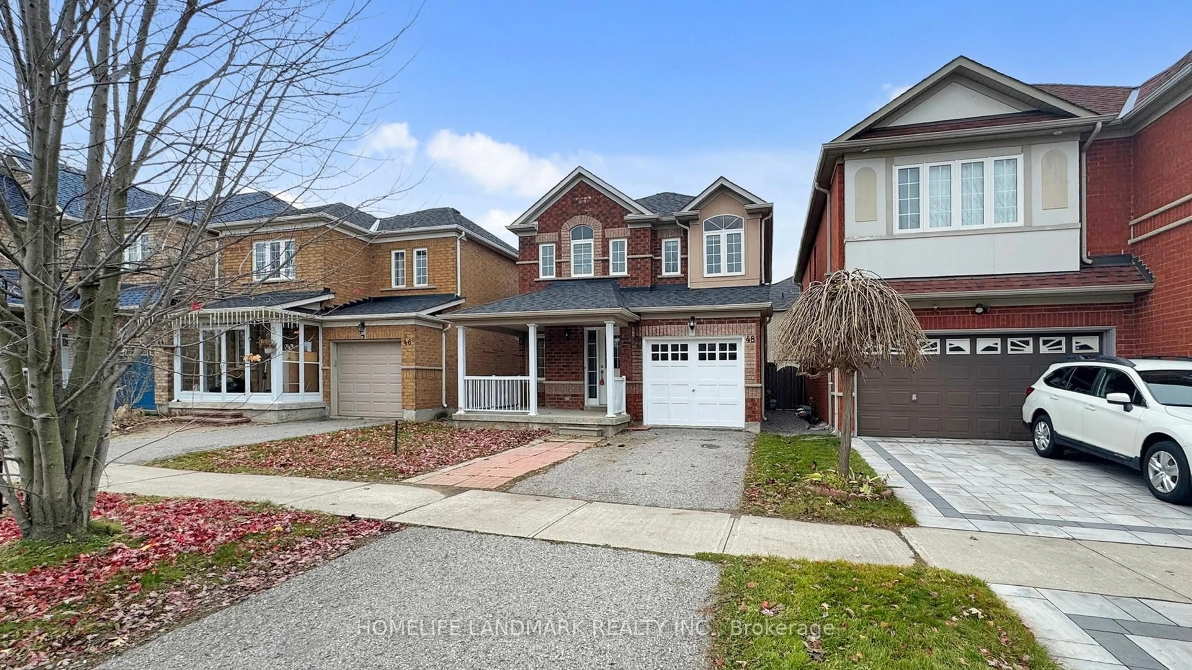 Home with brick exterior material, street for 48 Outlook Terrace Dr, Markham Ontario L6E 1J9
