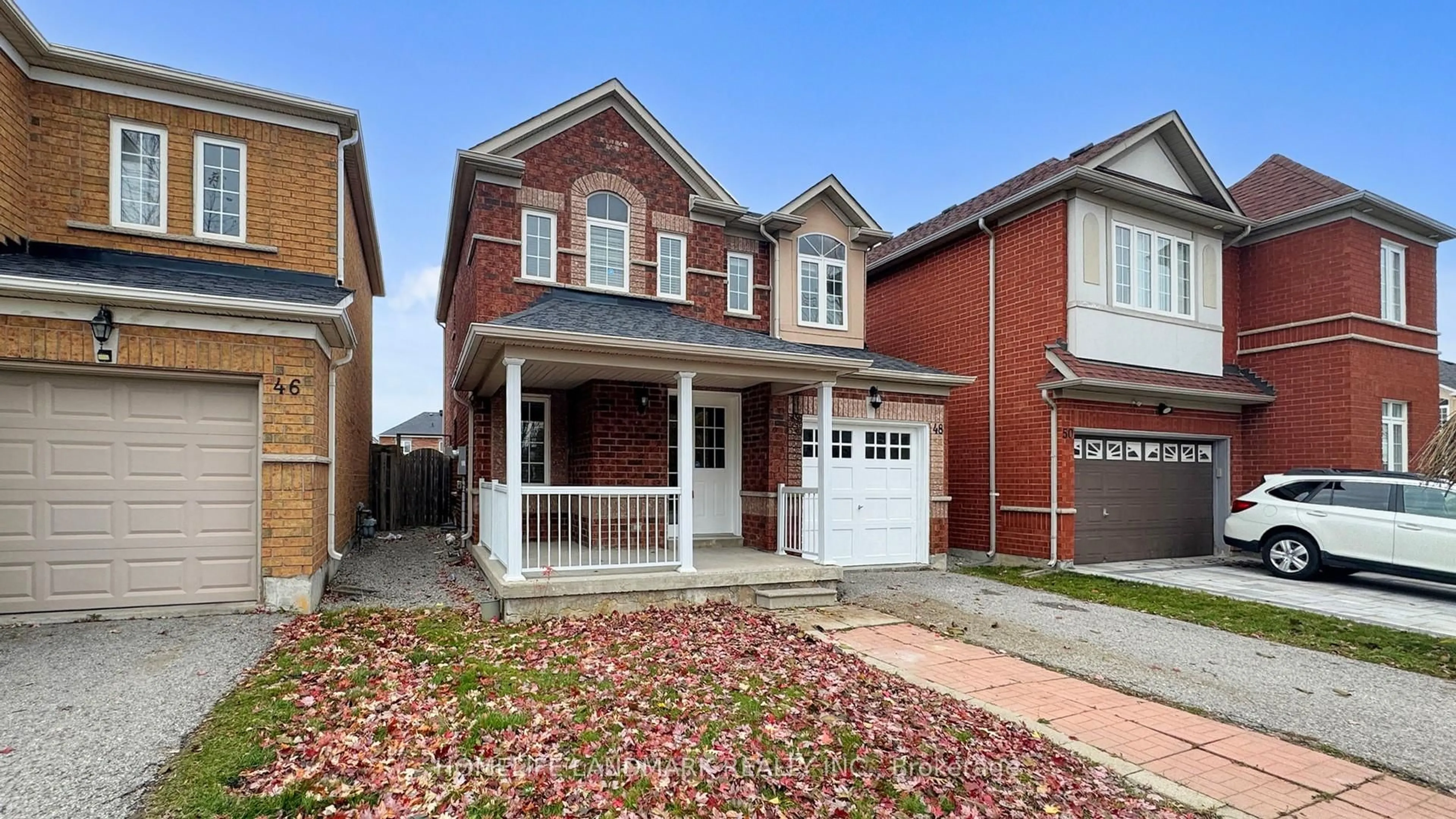 Home with brick exterior material, street for 48 Outlook Terrace Dr, Markham Ontario L6E 1J9