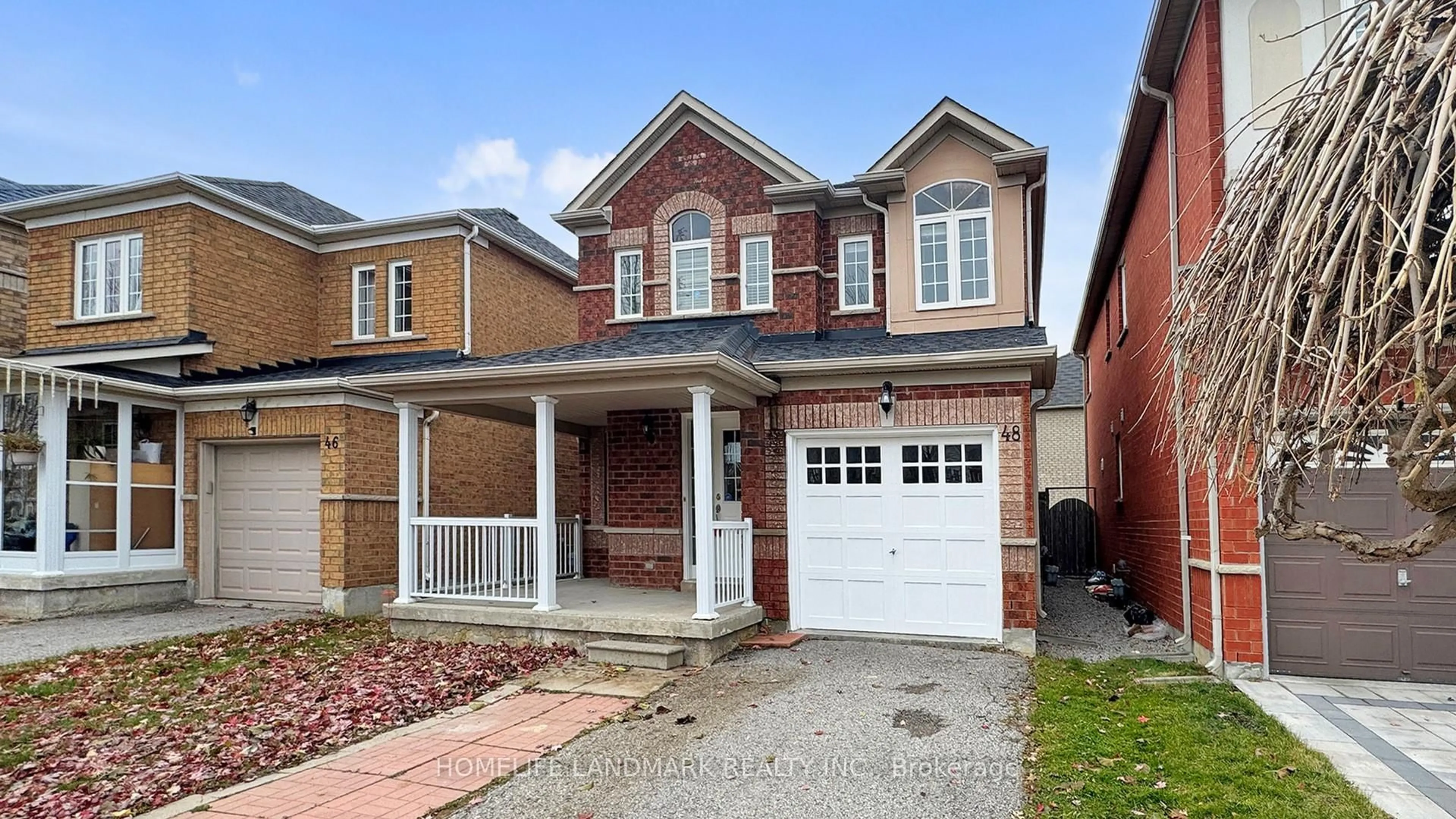 Home with brick exterior material, street for 48 Outlook Terrace Dr, Markham Ontario L6E 1J9