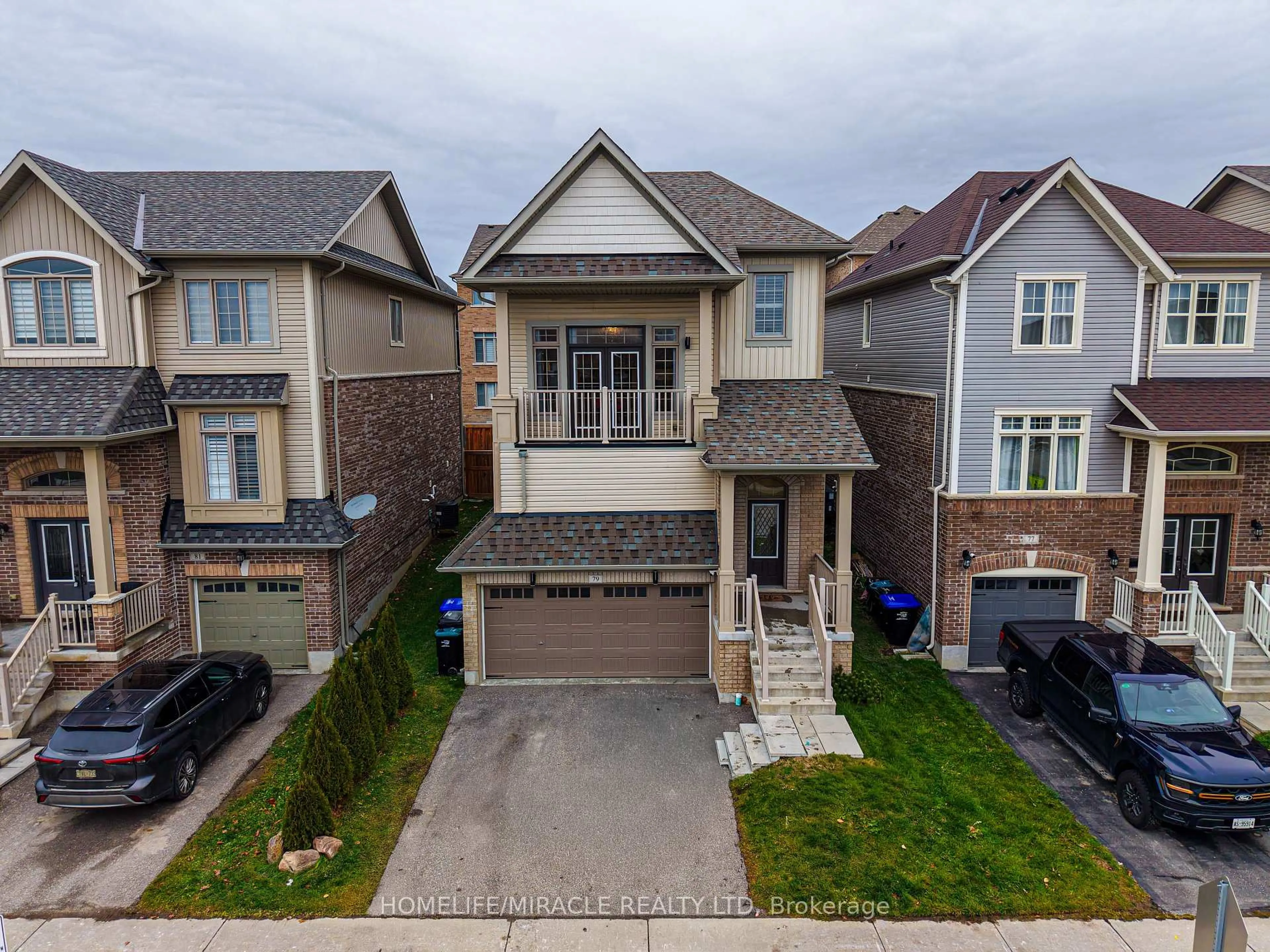 A pic from outside/outdoor area/front of a property/back of a property/a pic from drone, street for 79 Willoughby Way, New Tecumseth Ontario L9R 0P4
