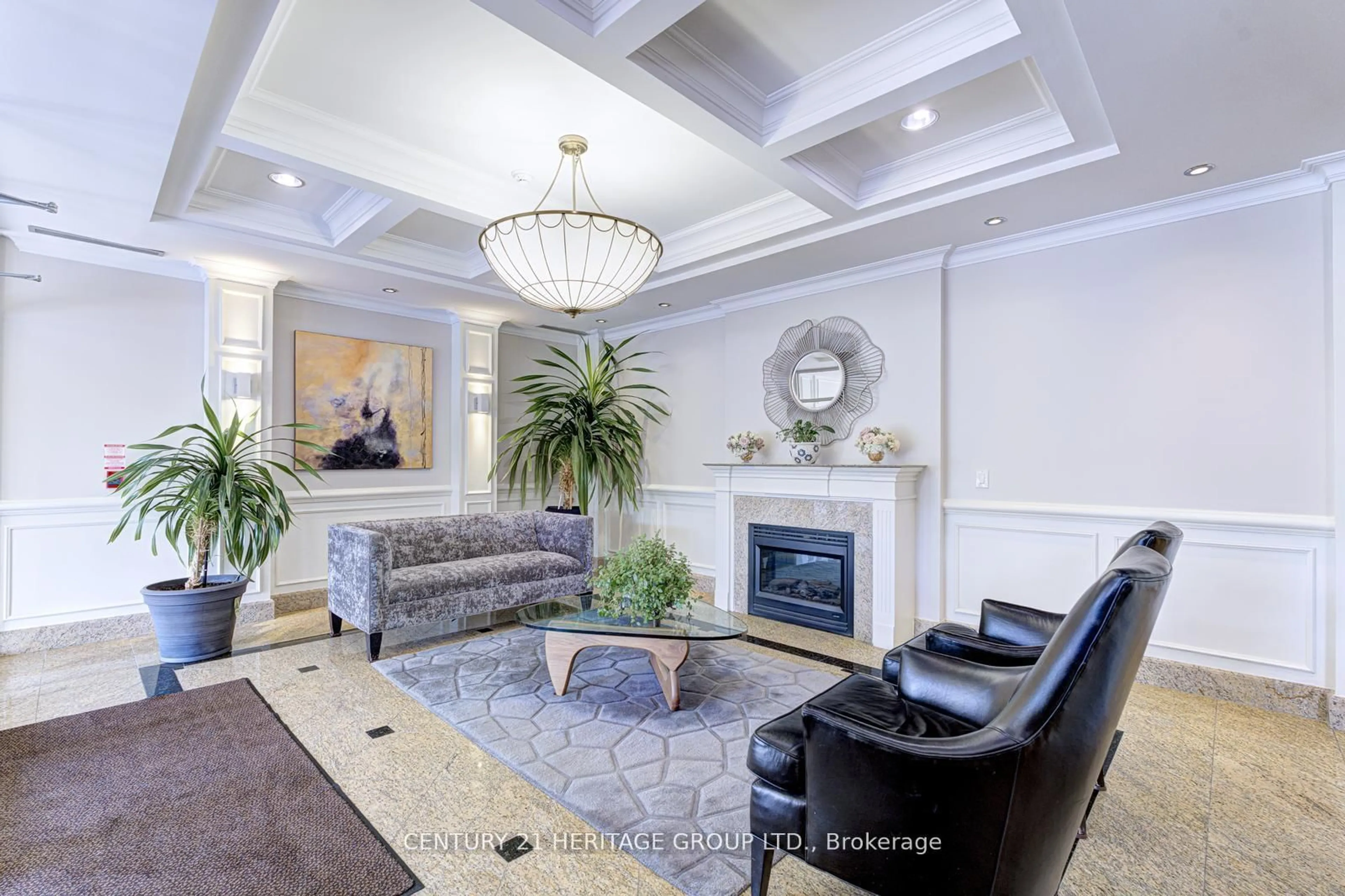 Living room with furniture, unknown for 130 Pond Dr #1003, Markham Ontario L3T 7W5