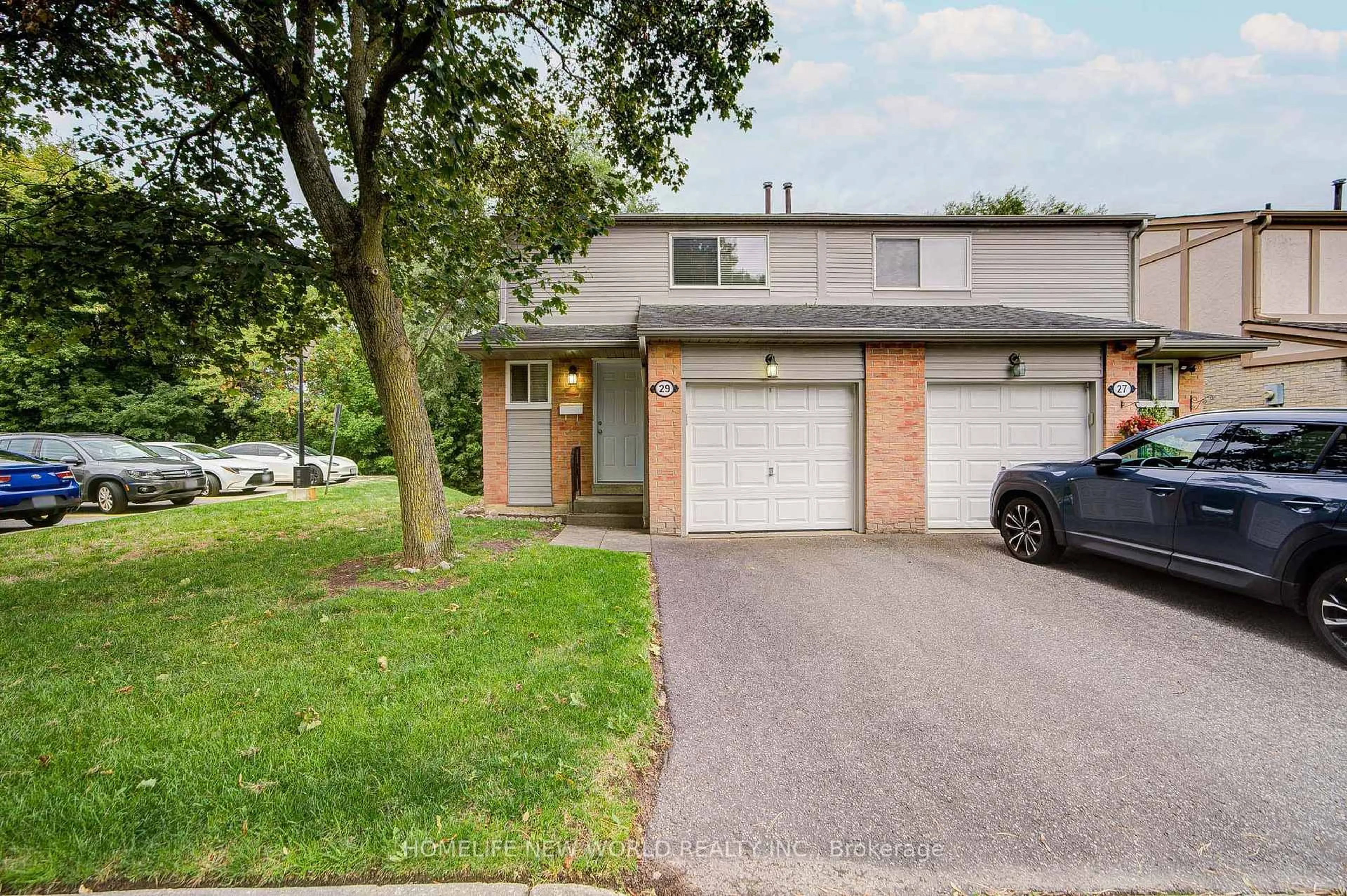 Home with brick exterior material, street for 29 New Havens Way, Markham Ontario L3T 5G1