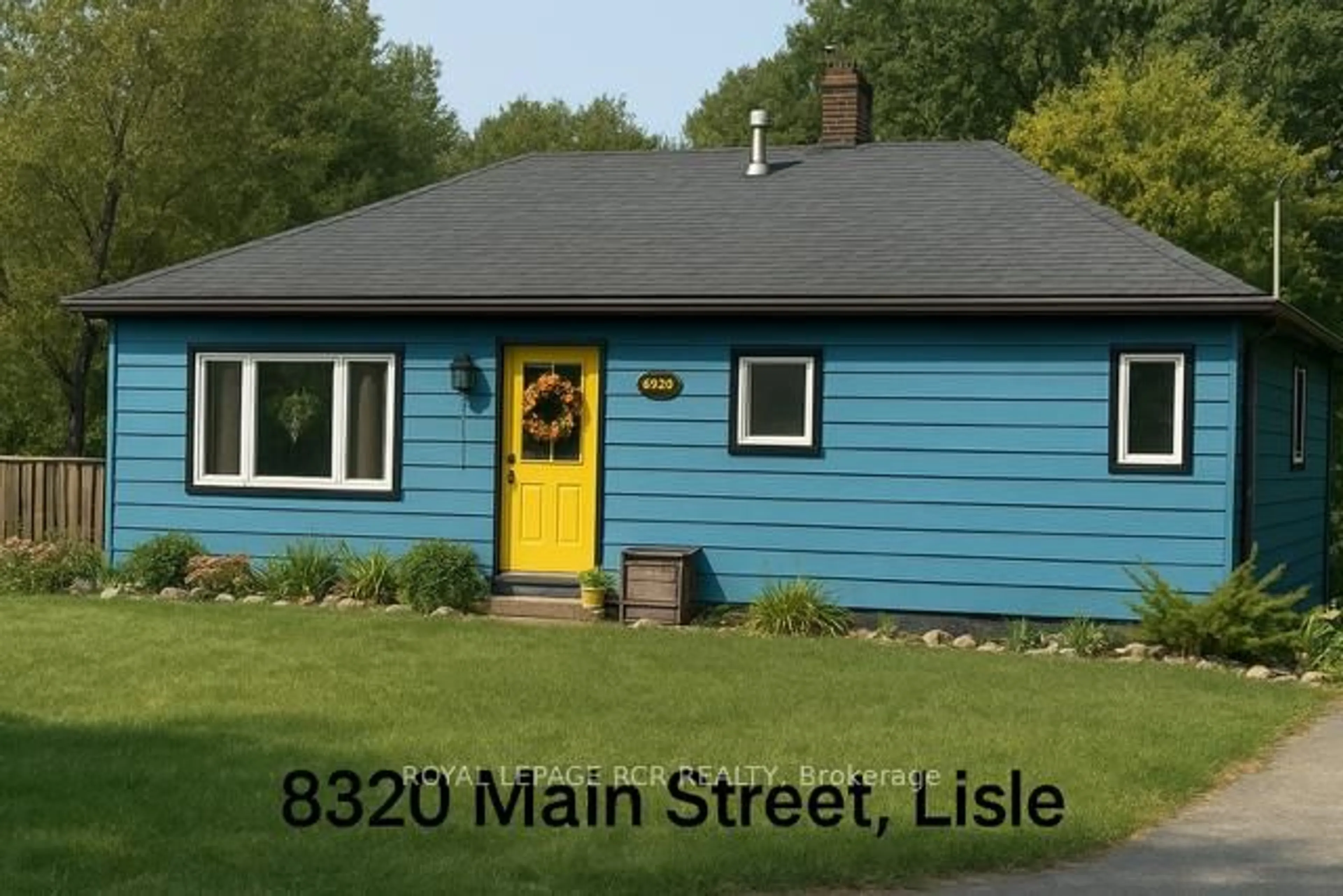 Home with vinyl exterior material, street for 8320 Main St, Adjala-Tosorontio Ontario L0M 1M0