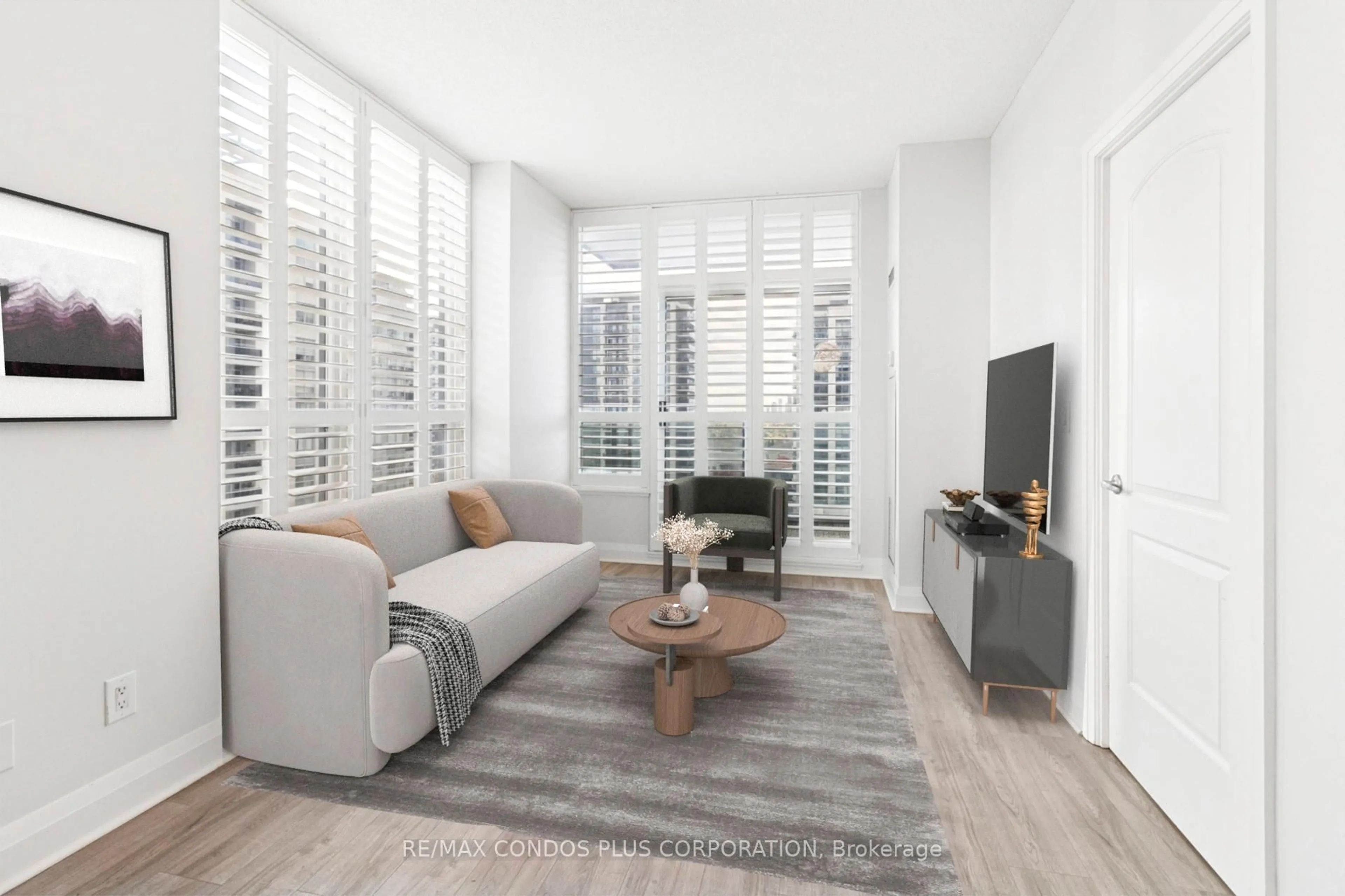 Living room with furniture, unknown for 20 North Park Rd #1108, Vaughan Ontario L4J 0G7