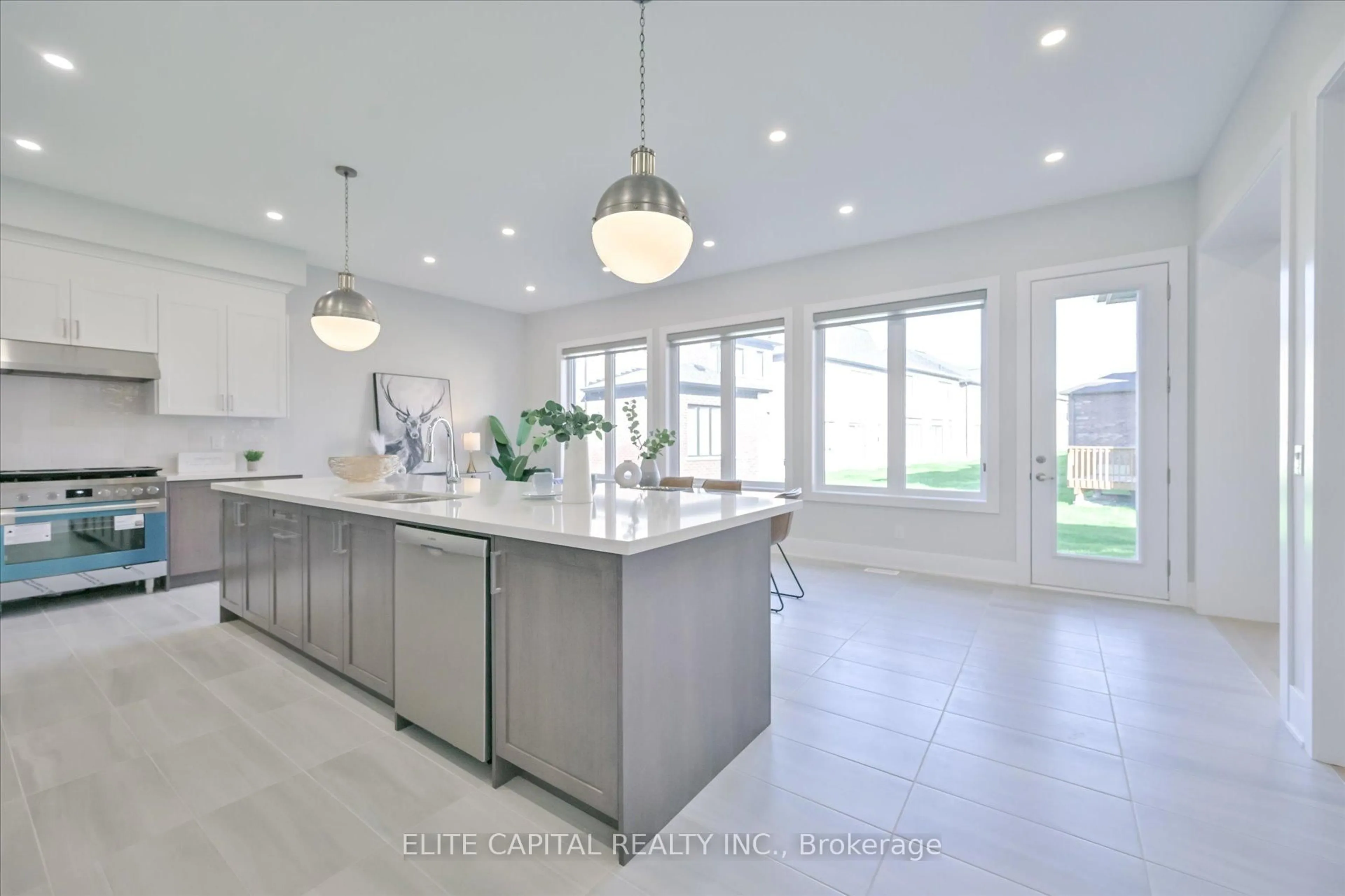 Open concept kitchen, unknown for 45 Godfrey Willis Dr, Markham Ontario L6C 3N2