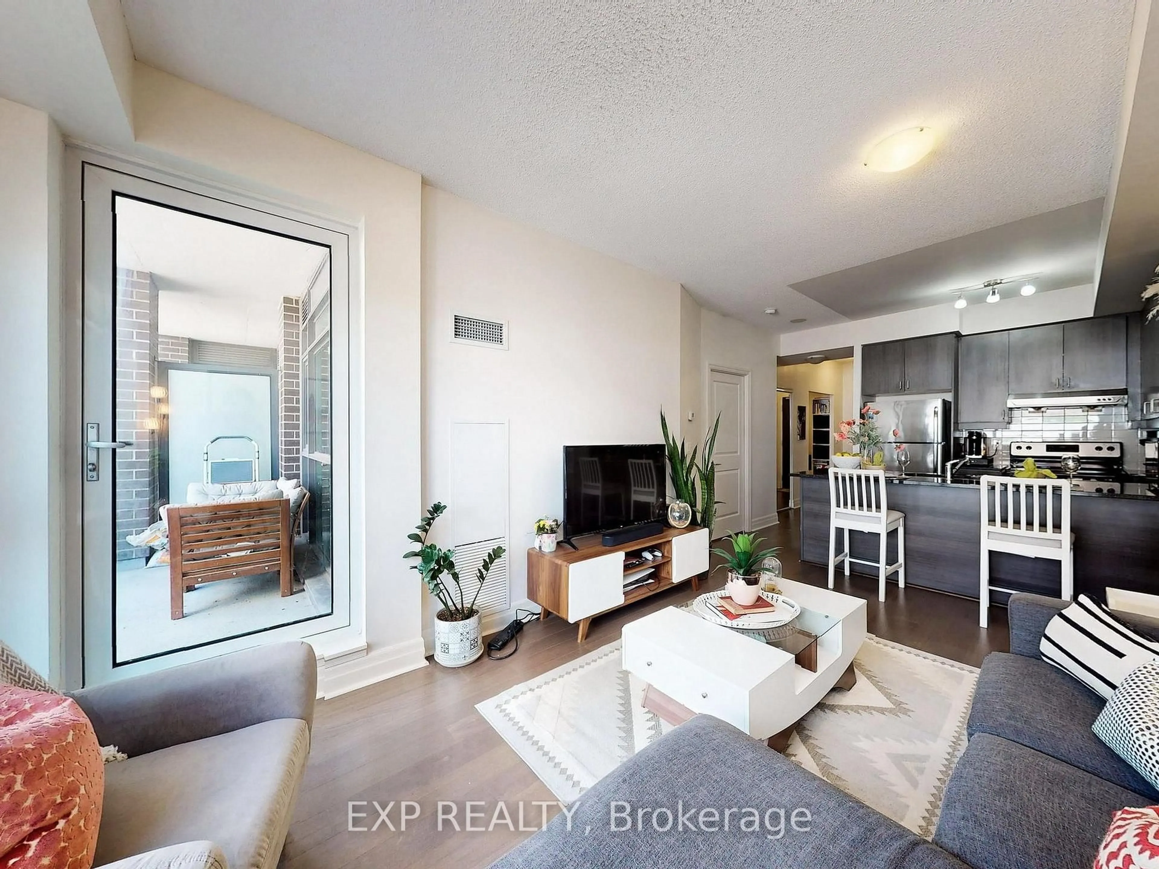 Living room with furniture, unknown for 8130 Birchmount Rd #312, Markham Ontario L6G 0E4