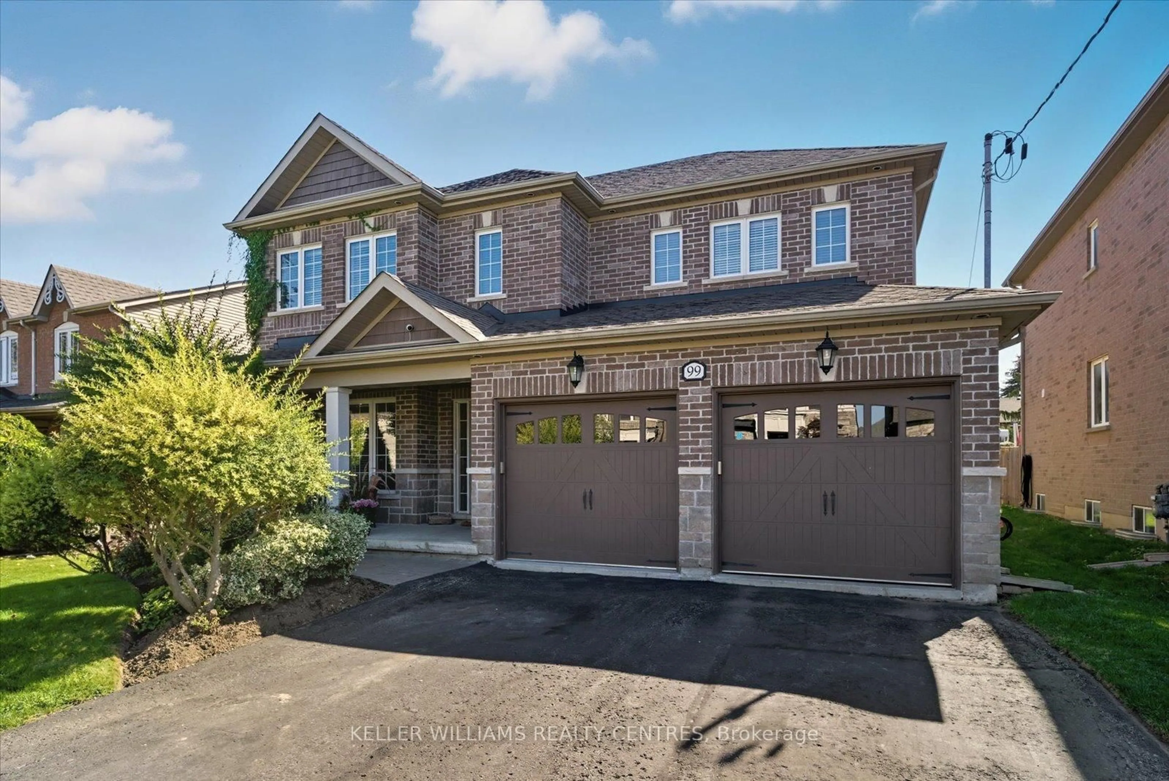 Home with brick exterior material, street for 99 Church St, Georgina Ontario L4P 1J4