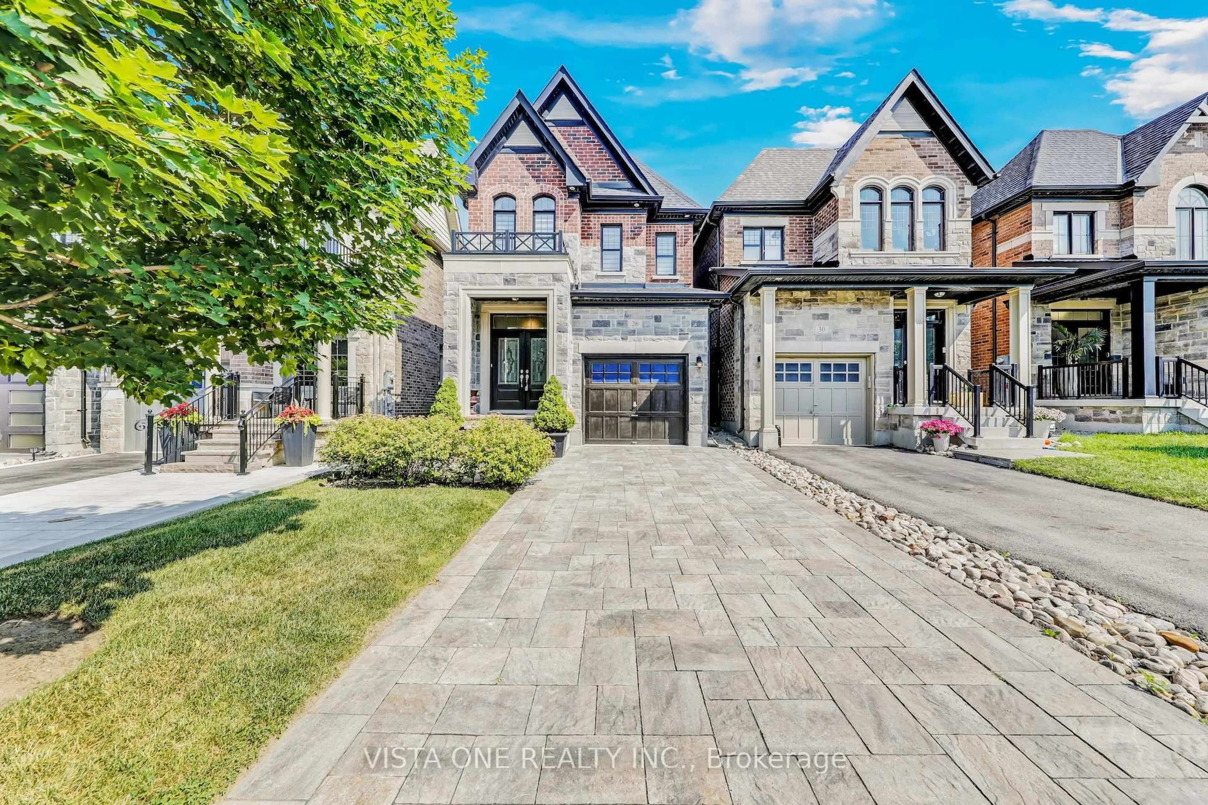 Home with brick exterior material, street for 26 Zenith Ave, Vaughan Ontario L4H 4K9