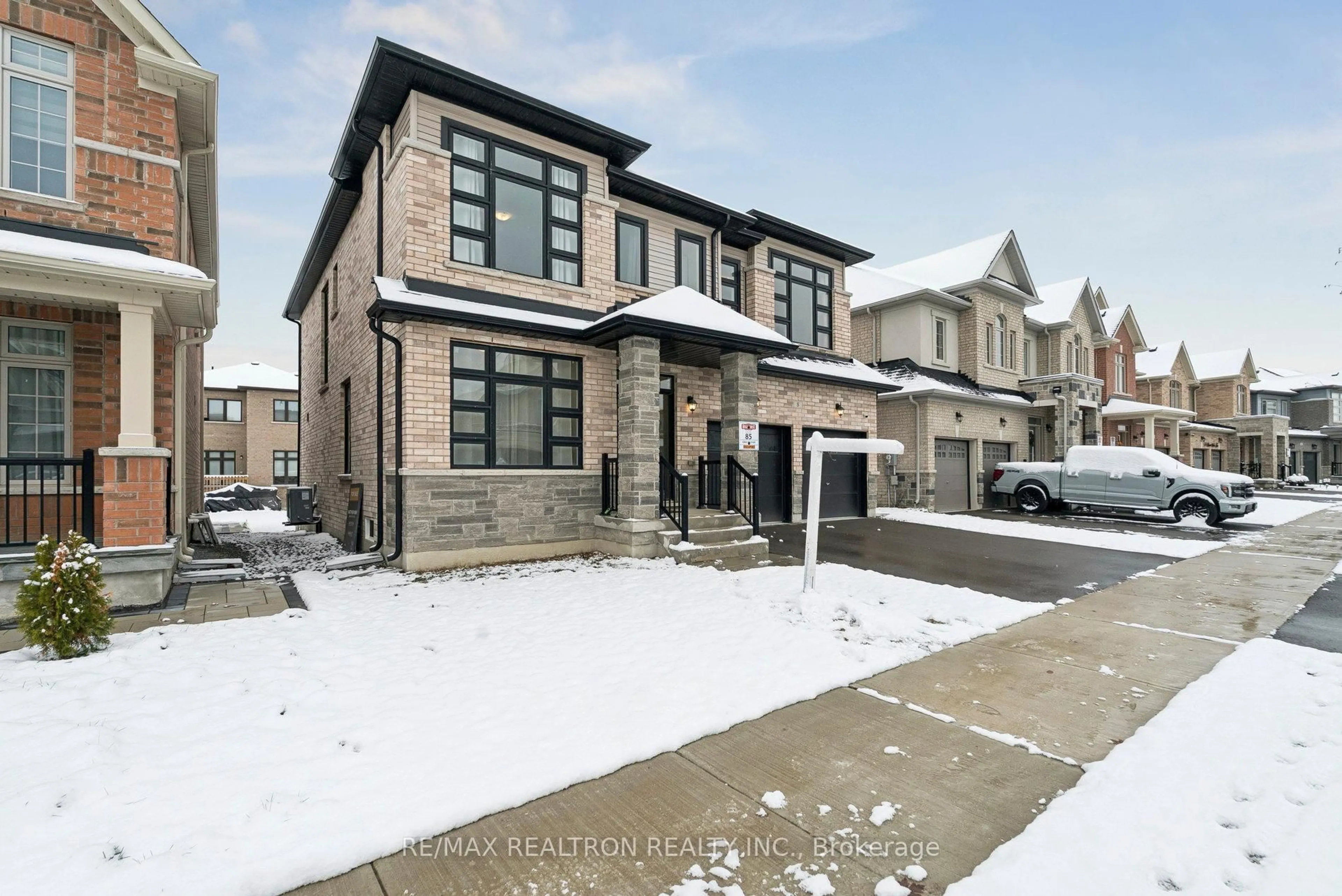 Home with brick exterior material, street for 8 Bruce Welch Ave, Georgina Ontario L4P 0J1