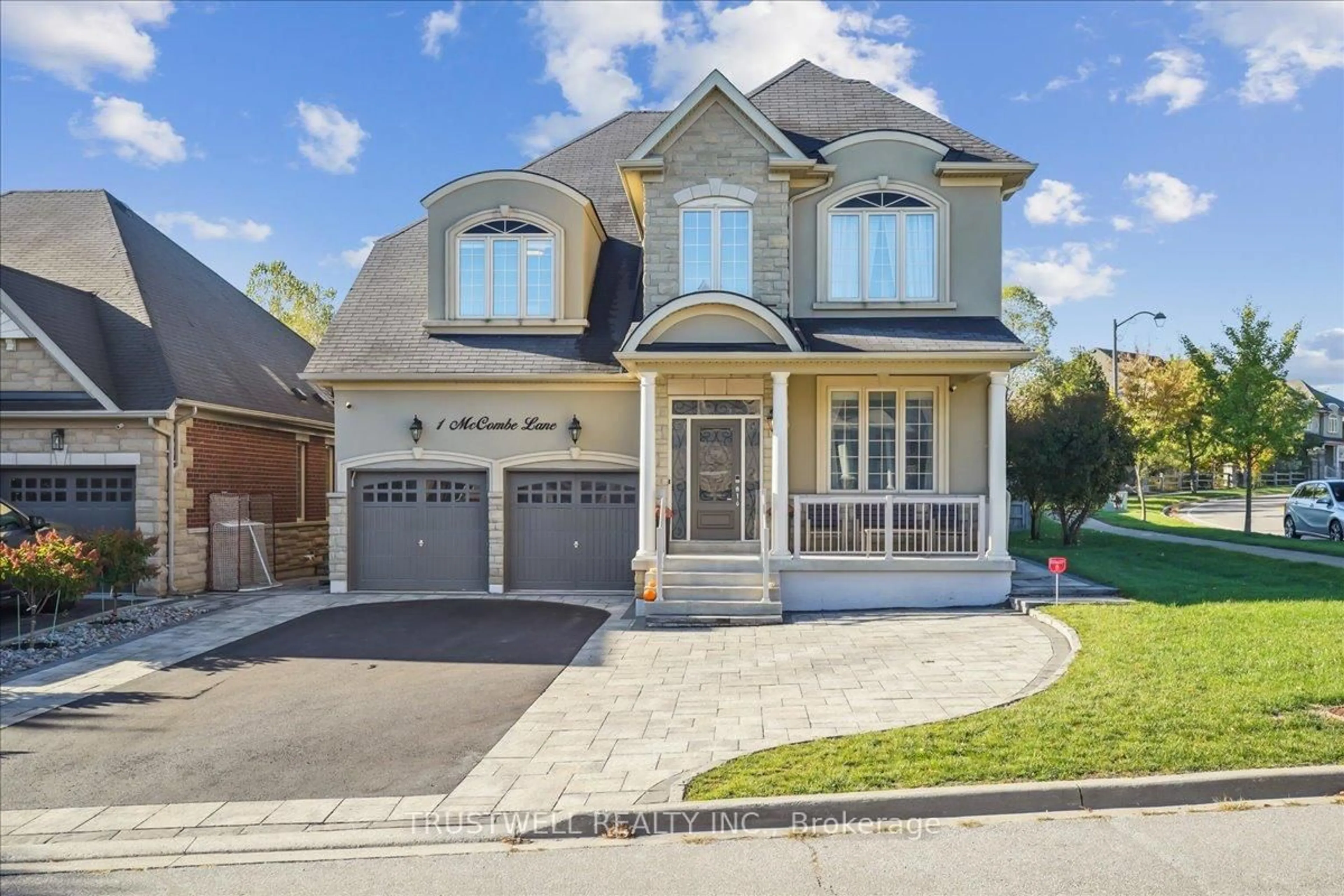 Home with brick exterior material, street for 1 Mccombe Lane, Vaughan Ontario L6A 4G4
