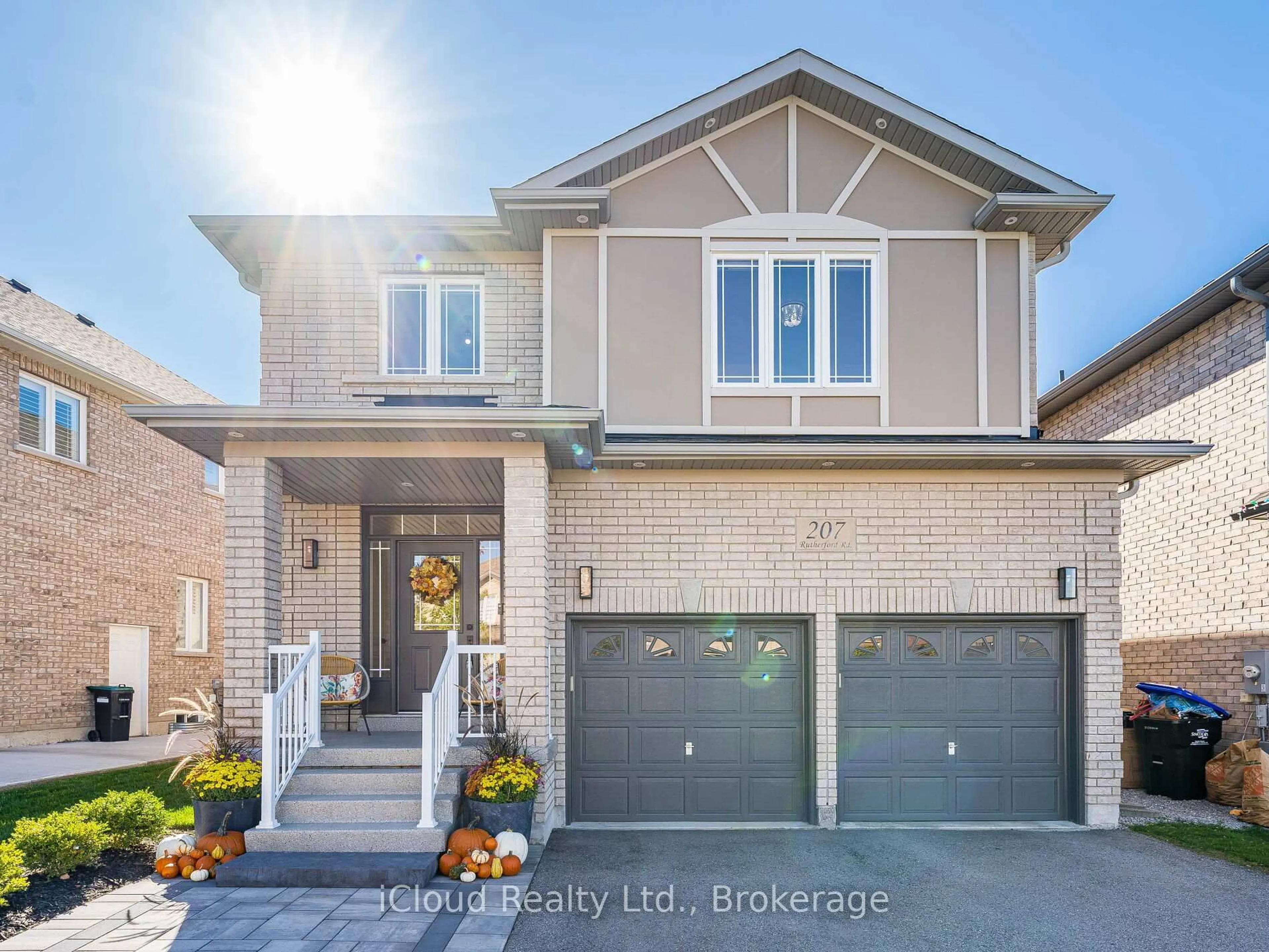 Home with brick exterior material, street for 207 Rutherford Rd, Bradford West Gwillimbury Ontario L3X 0X5