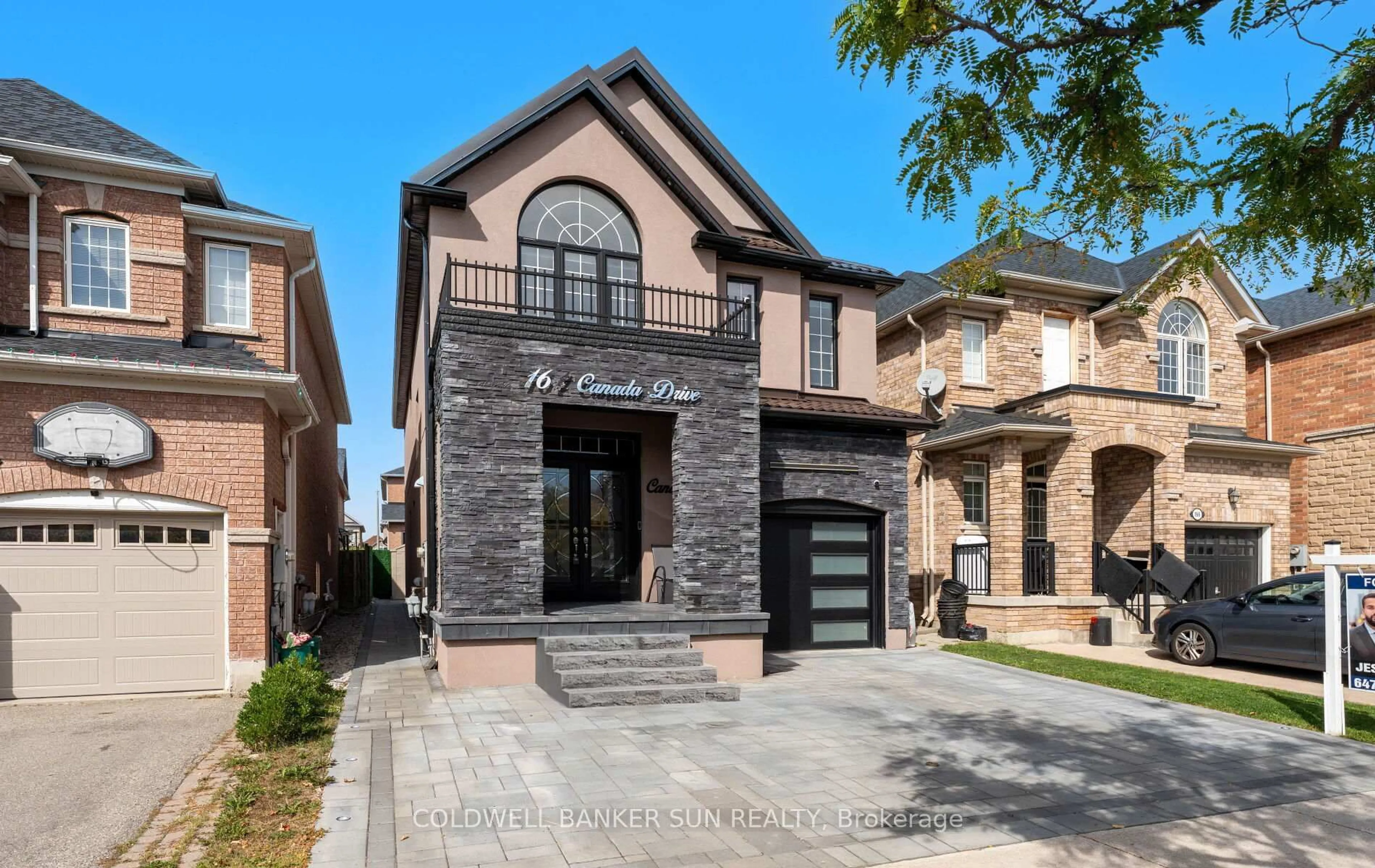 Home with brick exterior material, street for 164 Canada Dr, Vaughan Ontario L4K 0K1