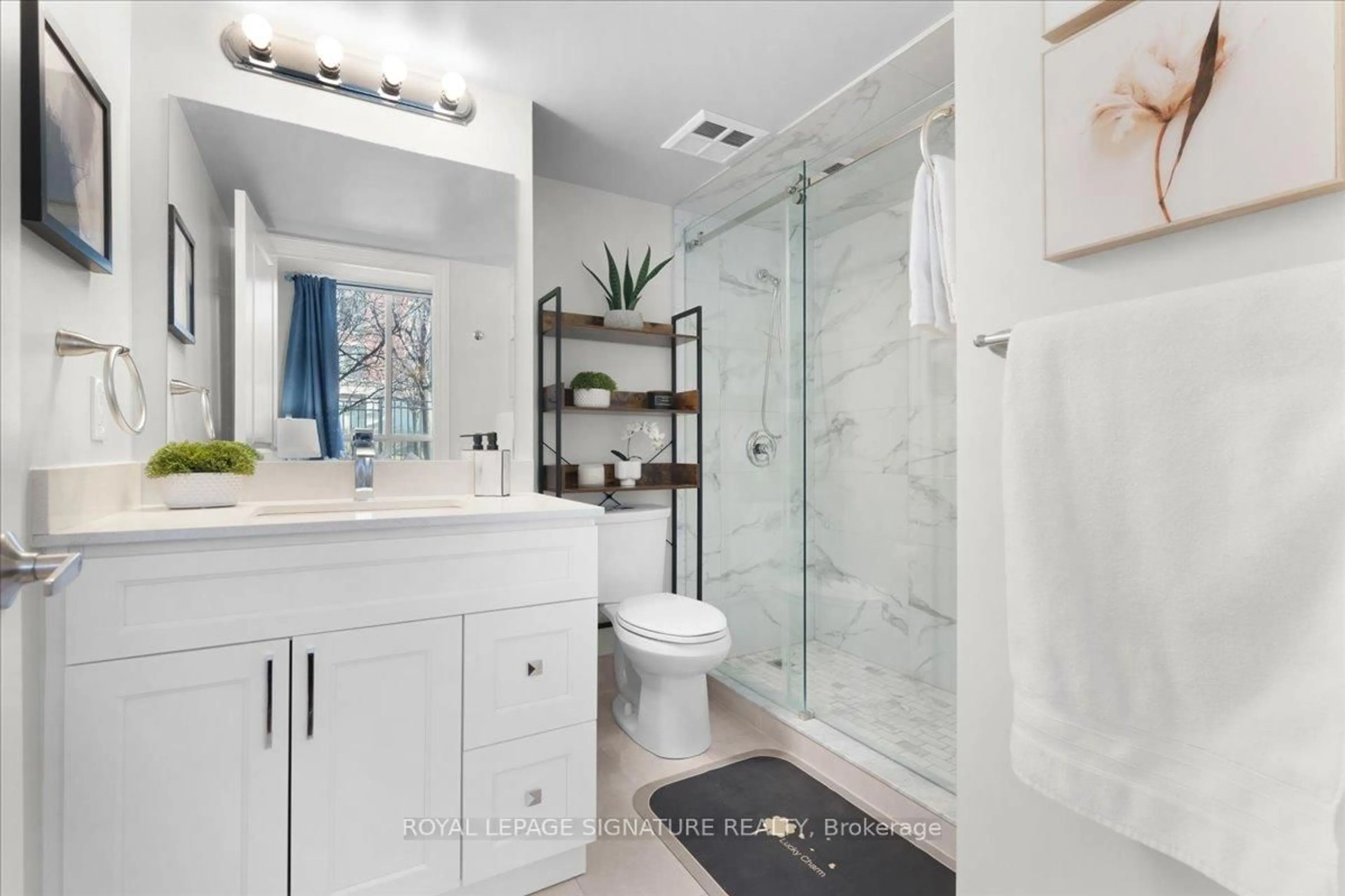 Contemporary bathroom, ceramic/tile floor for 25 Times Ave #108, Markham Ontario L3T 7X5