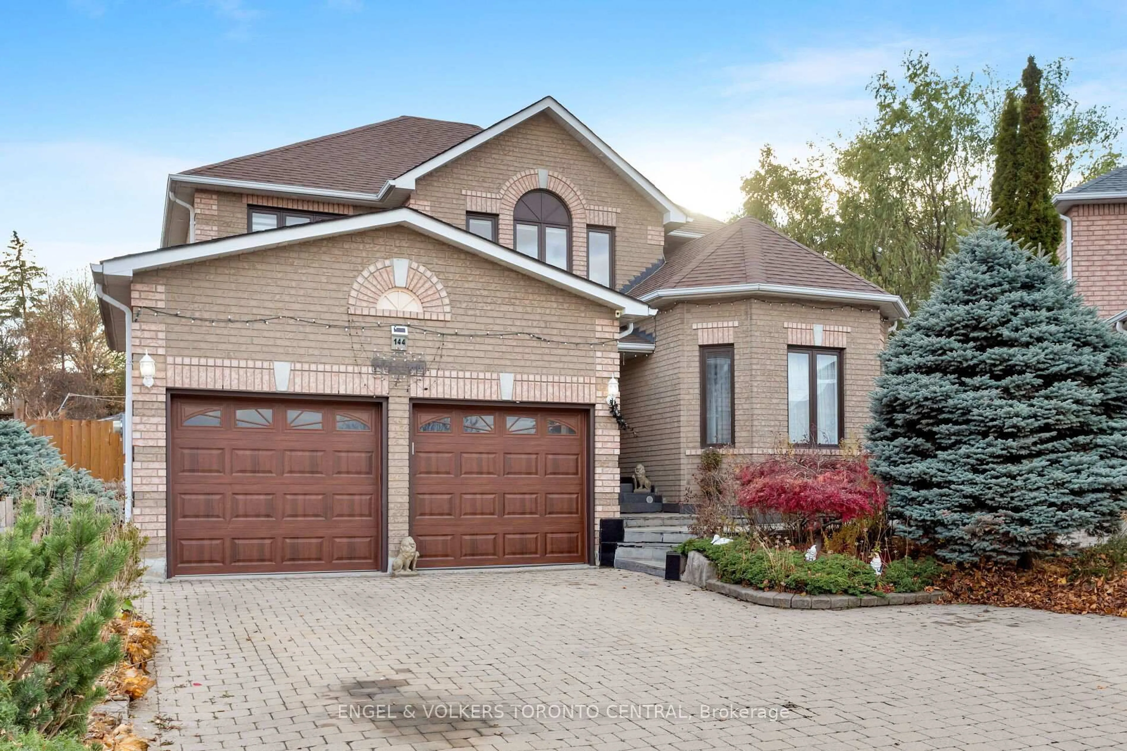 Home with brick exterior material, street for 144 Claremont Lane, Vaughan Ontario L4L 8Z8