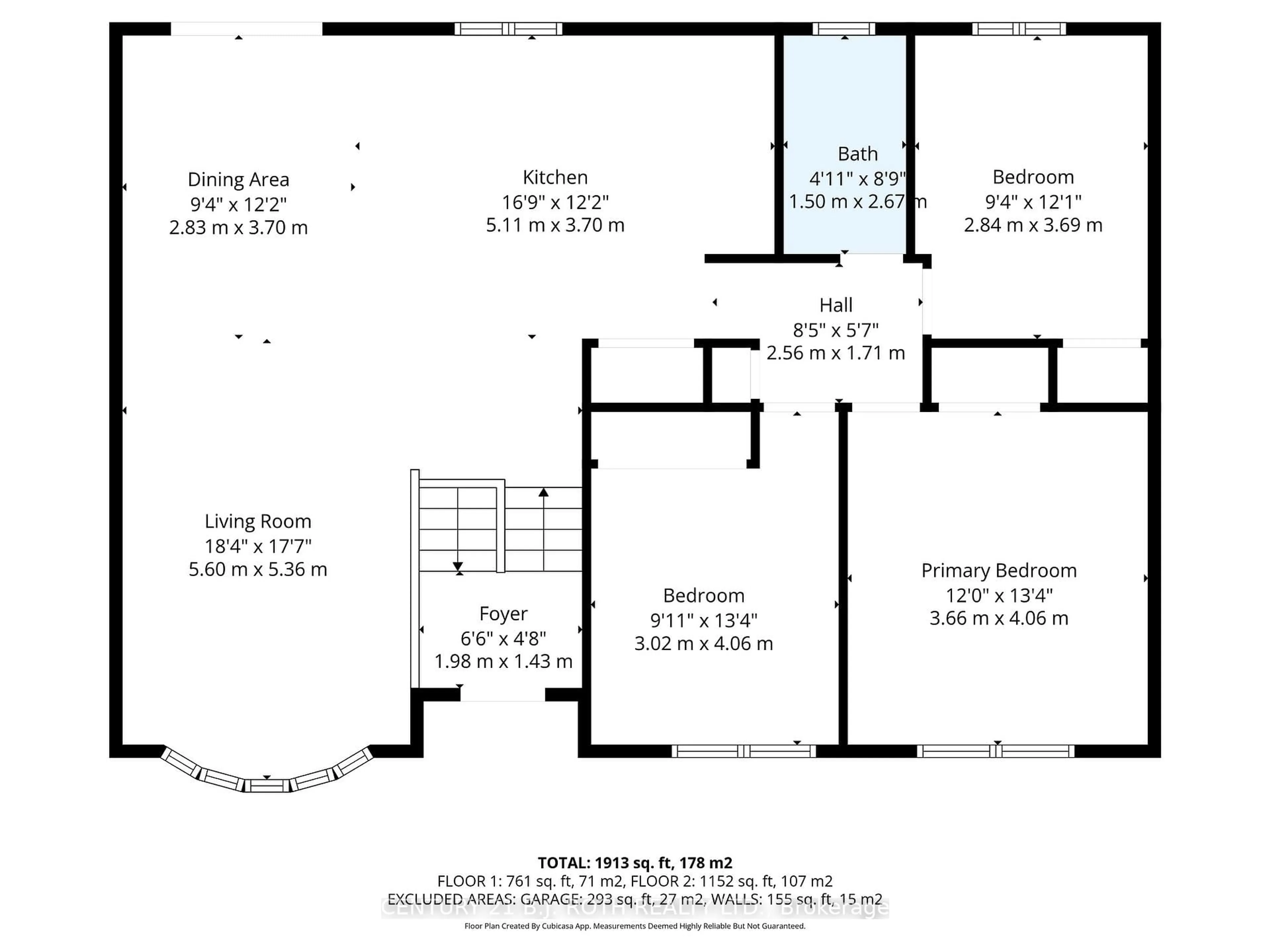 Floor plan for 58 Collings Ave, Bradford West Gwillimbury Ontario L3Z 1S3