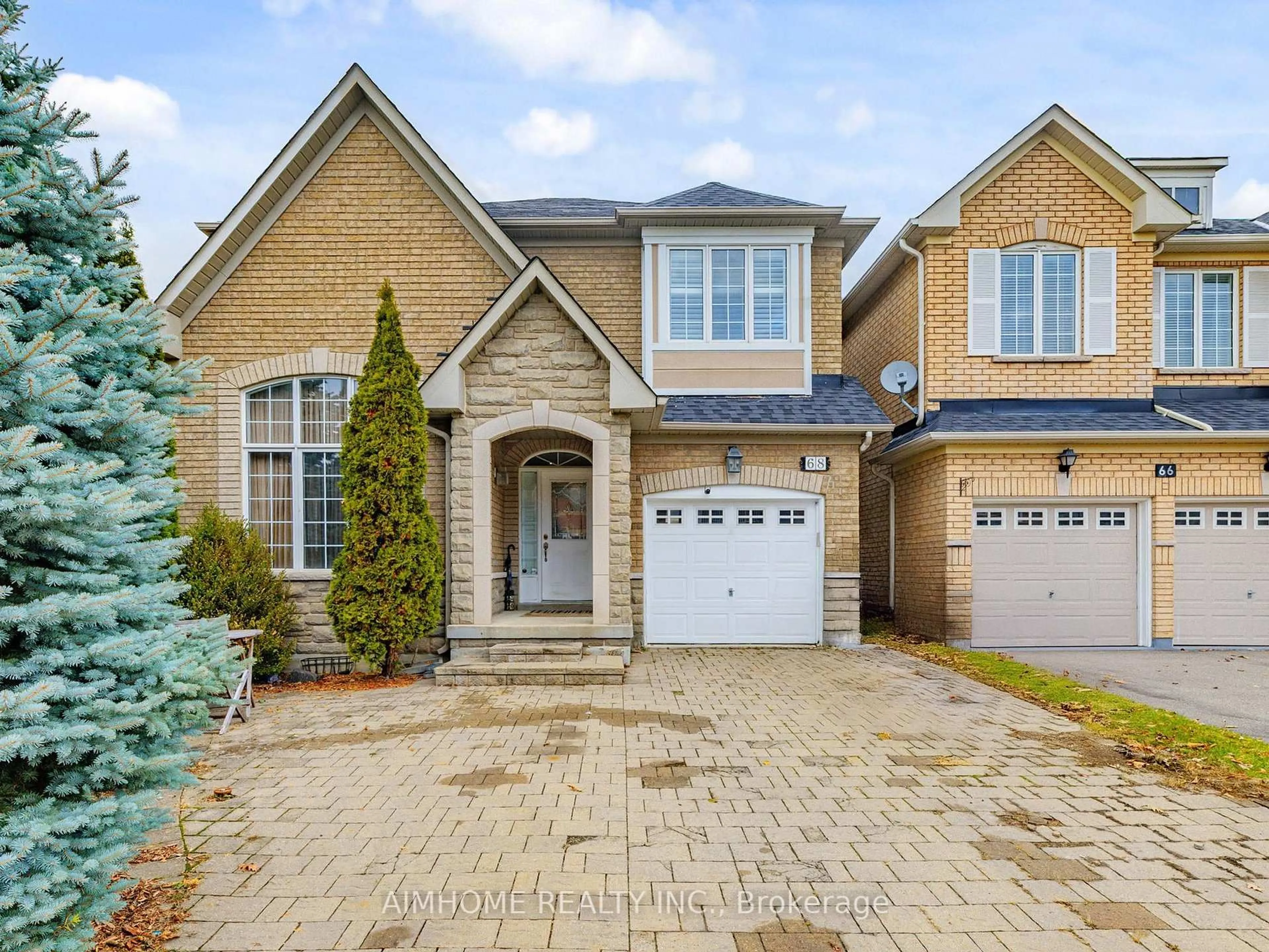 Home with brick exterior material, street for 68 Wheelwright Dr, Richmond Hill Ontario L4E 5A1