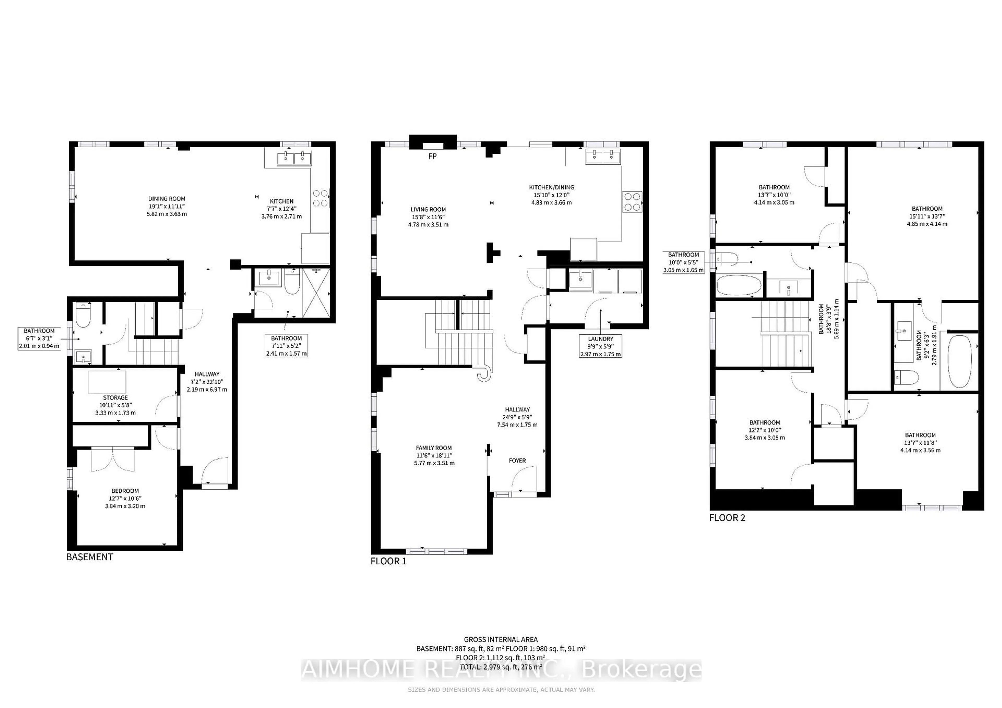 Floor plan for 68 Wheelwright Dr, Richmond Hill Ontario L4E 5A1