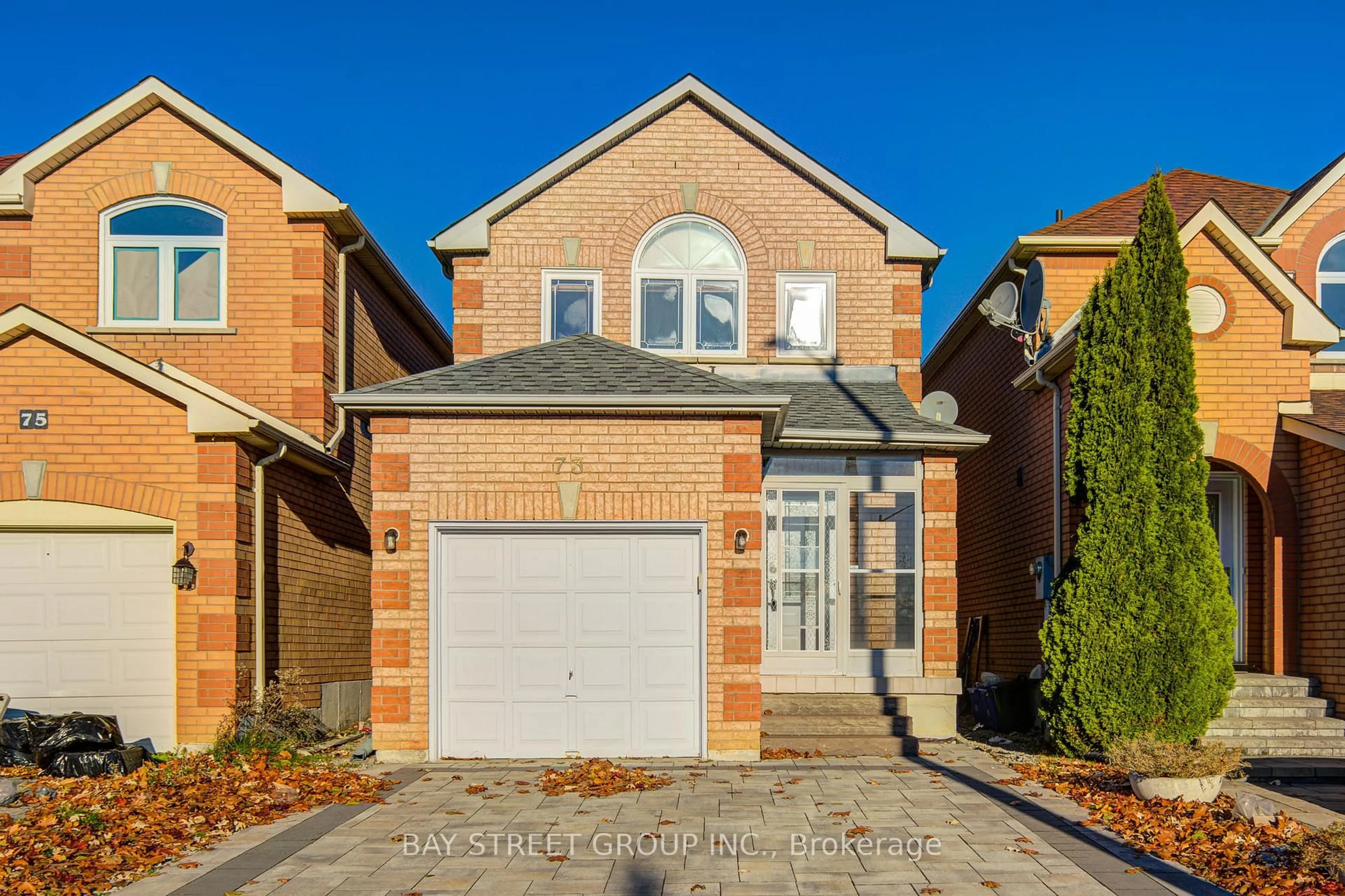 Home with brick exterior material, street for 73 Mindy Cres, Markham Ontario L3S 3X3