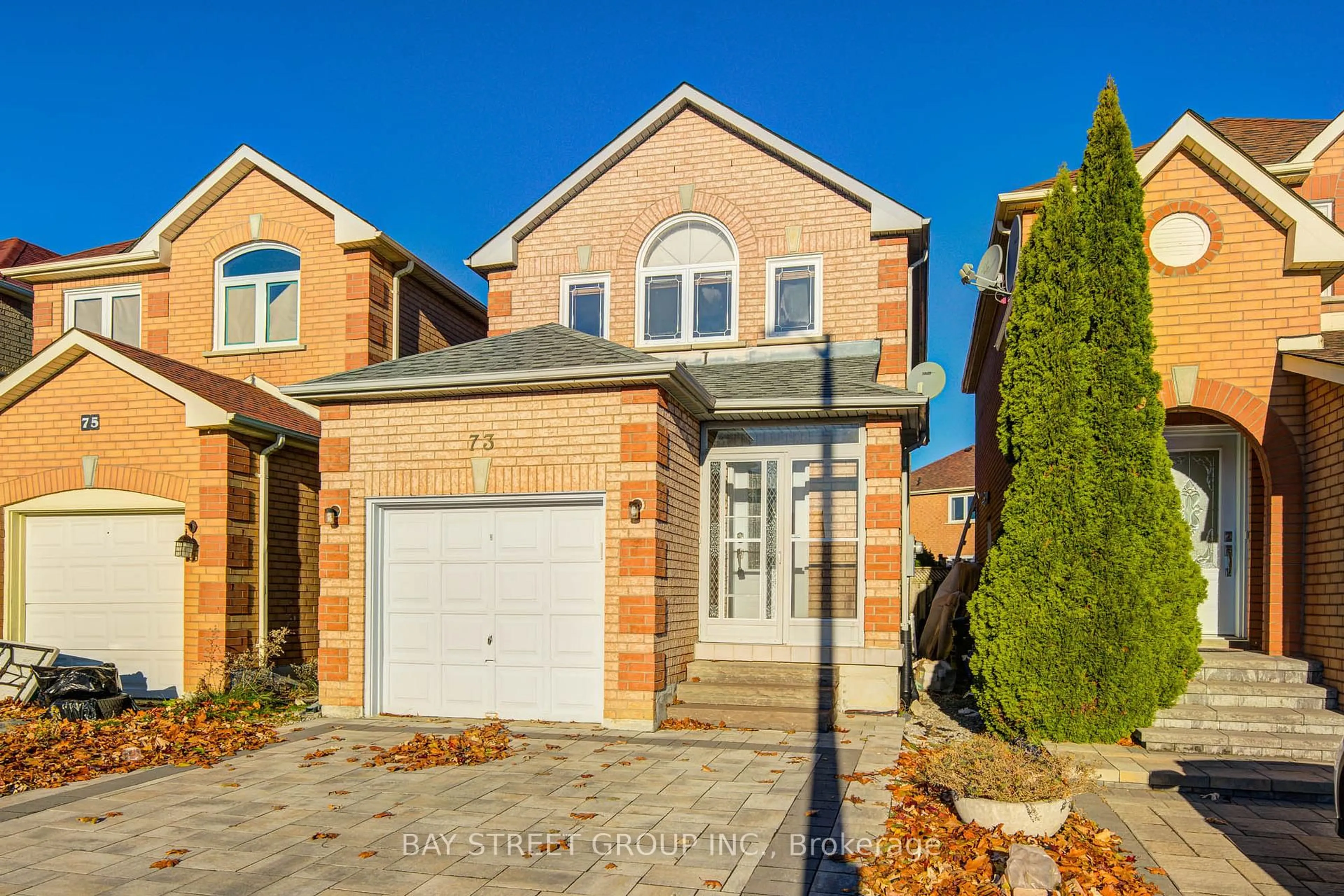 Home with brick exterior material, street for 73 Mindy Cres, Markham Ontario L3S 3X3