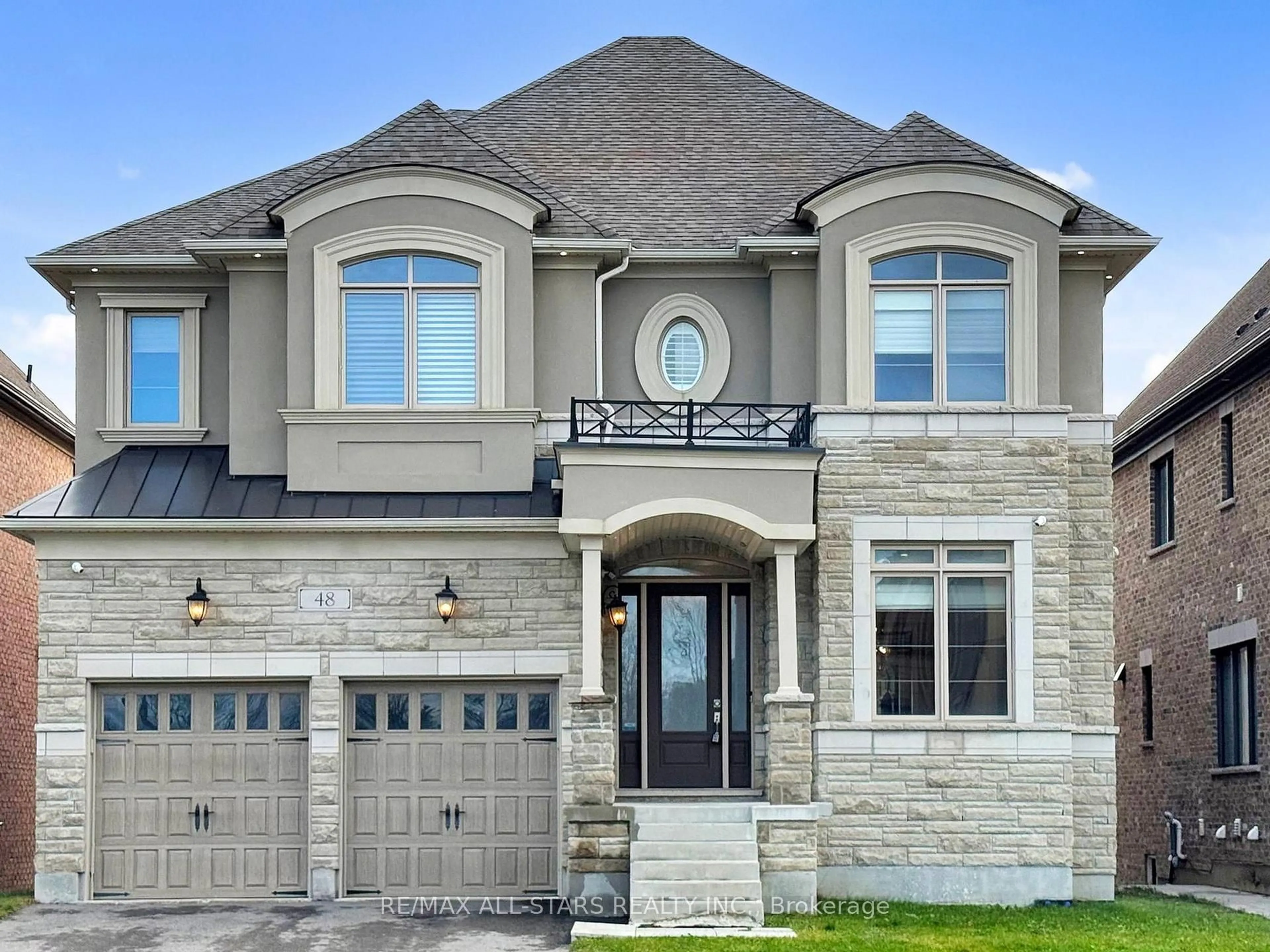 Home with brick exterior material, street for 48 Cairns Gate, King Ontario L7B 0P5