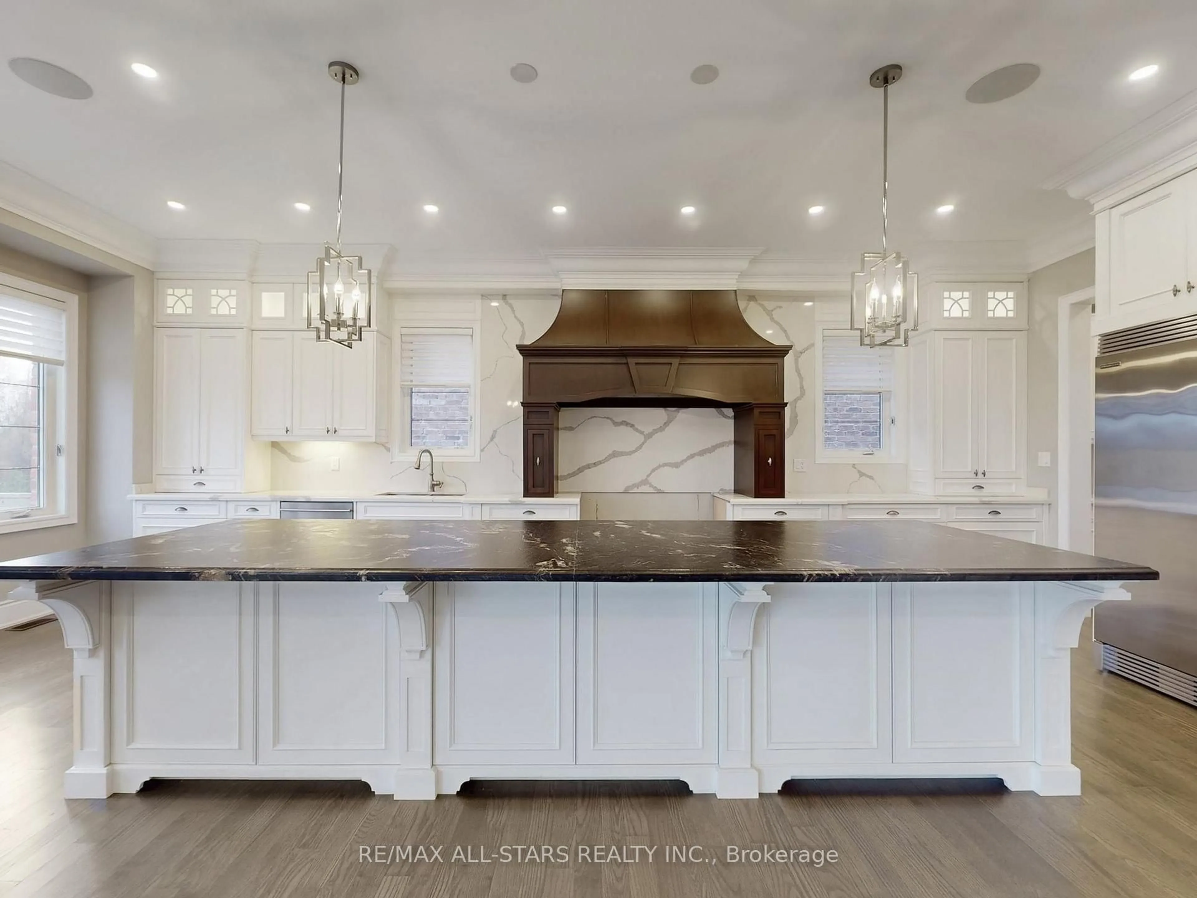 Contemporary kitchen, ceramic/tile floor for 48 Cairns Gate, King Ontario L7B 0P5